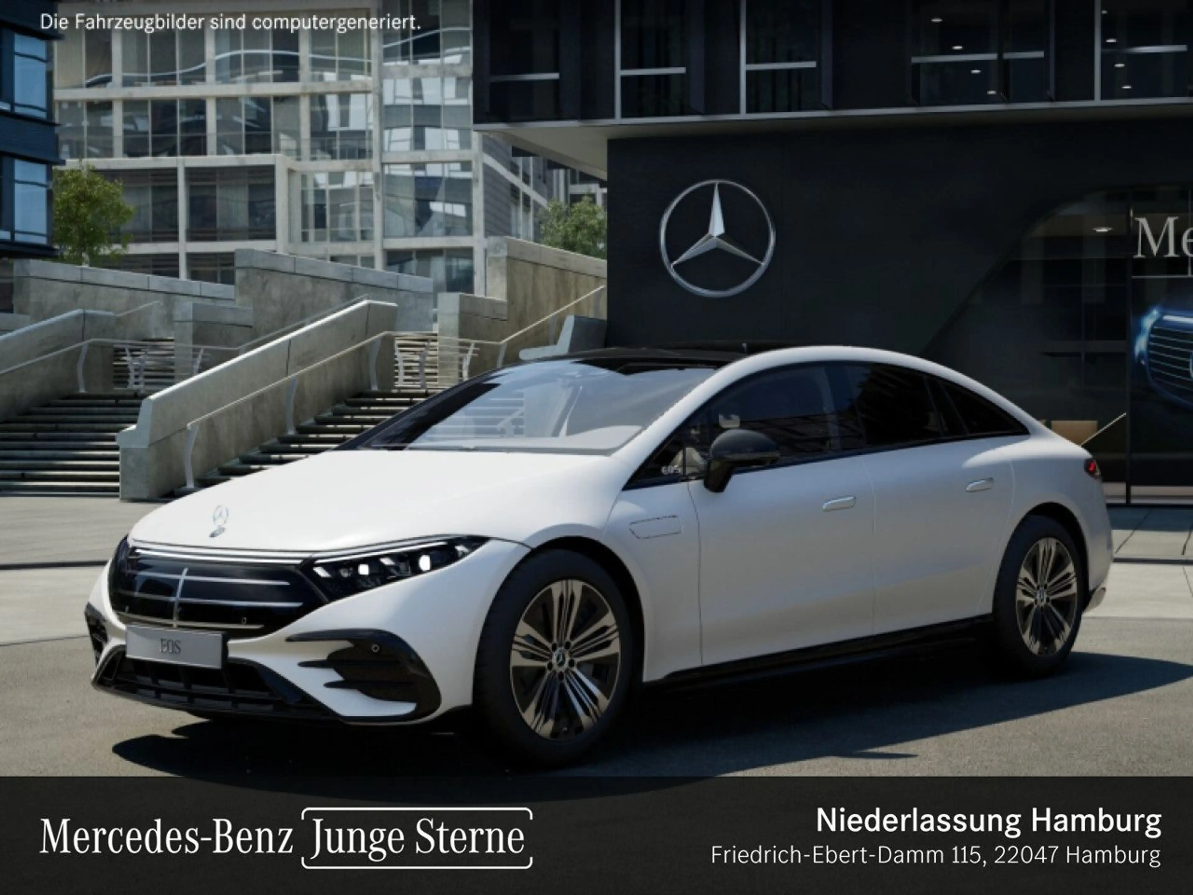 Mercedes-Benz EQS 450 AMG Airmat Pano Burmester Distr. Night PTS — photo 14