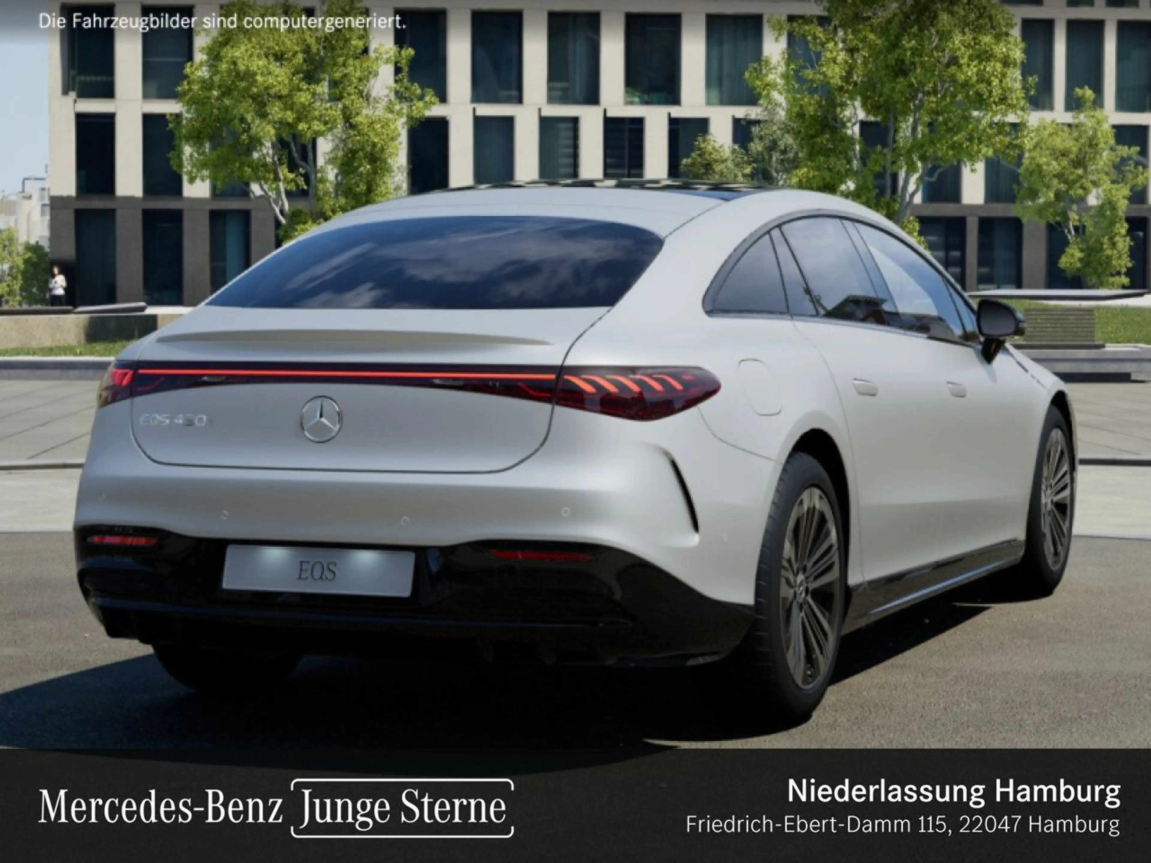 Mercedes-Benz EQS 450 AMG Airmat Pano Burmester Distr. Night PTS — photo 5
