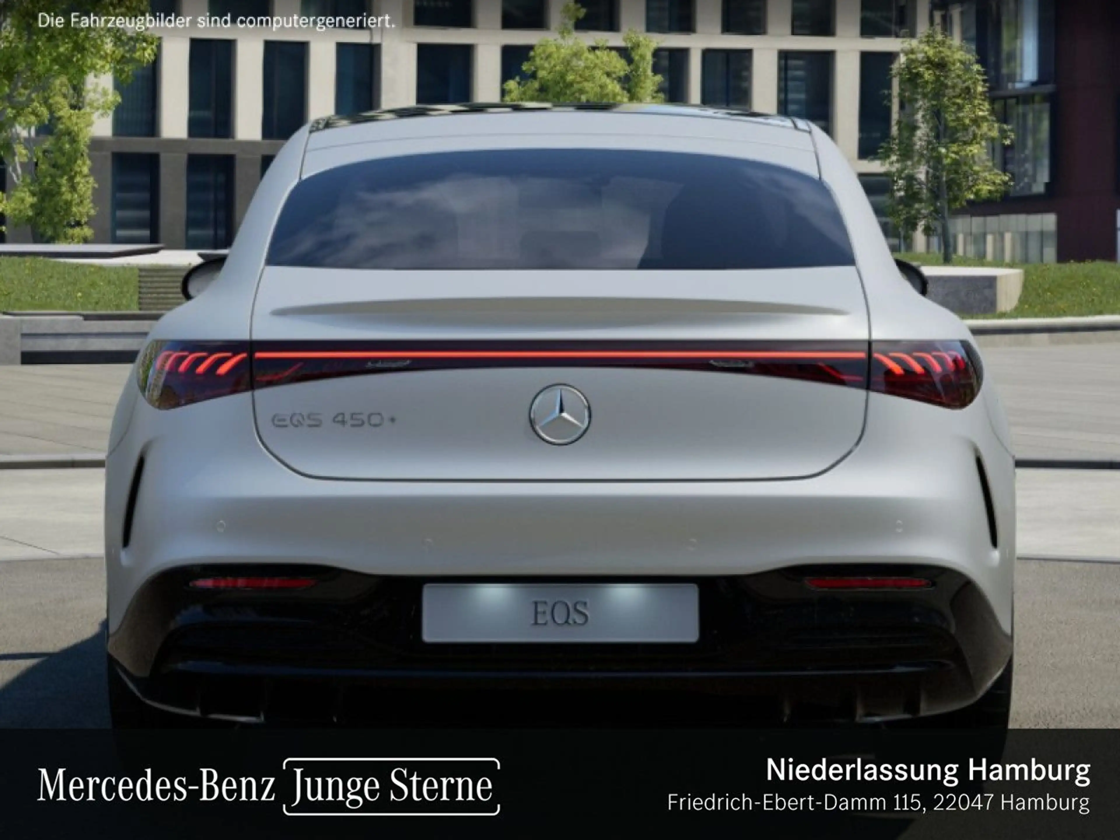 Mercedes-Benz EQS 450 AMG Airmat Pano Burmester Distr. Night PTS — photo 9