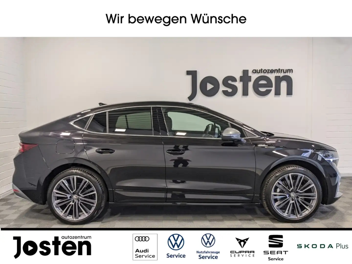 Skoda Enyaq iV Coupe 85x L&K Maxx AHK Leder Pano WäPu Schwarz - 2