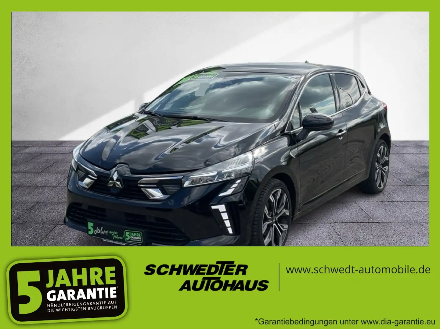 Mitsubishi Colt 1.0 Intro Edition FLA Navi KlimaA Leder LED Чорний - 1