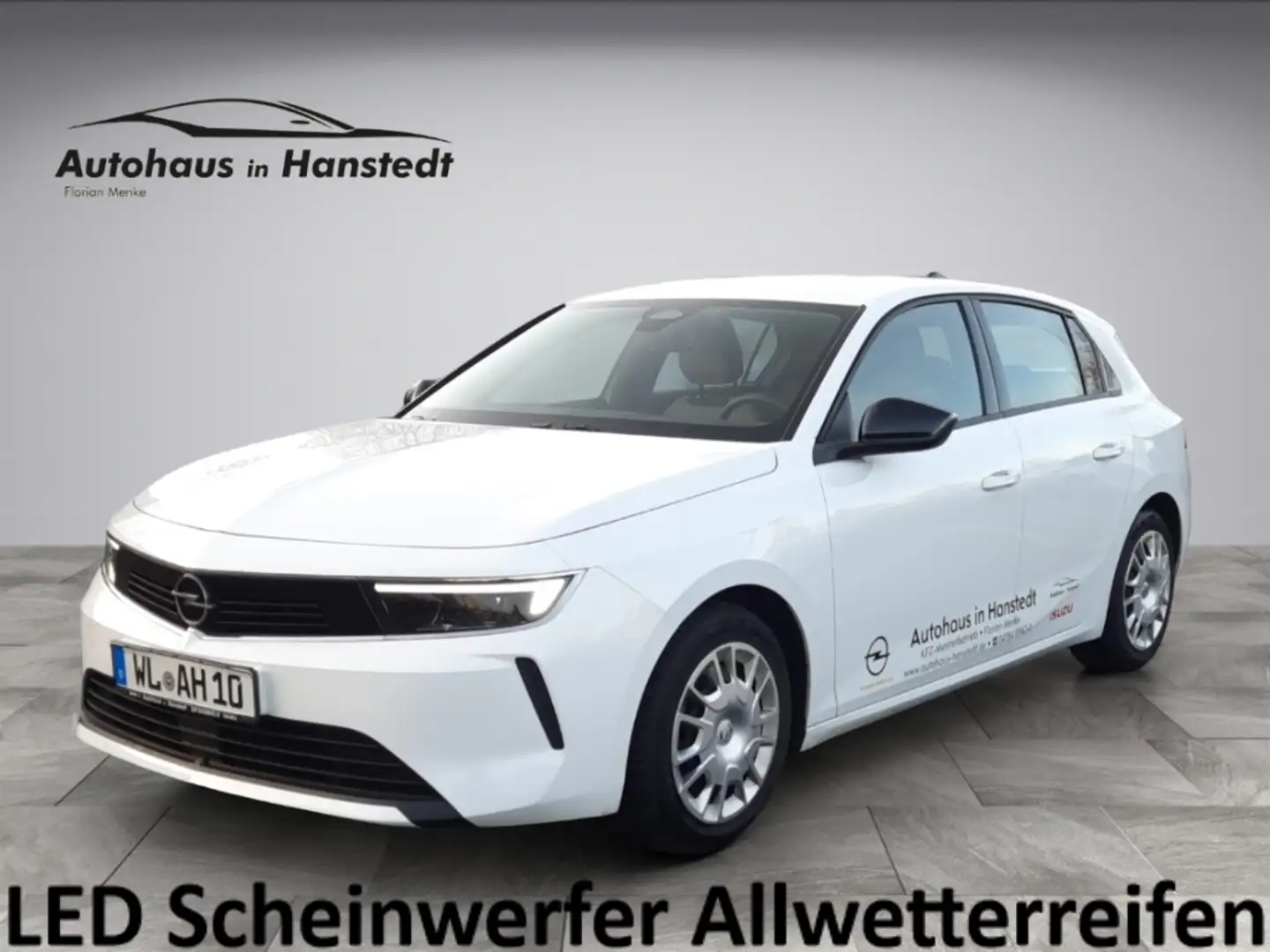 Opel Astra L 1.2 Turbo Edition 110PS 6 Gang LED Klima Apple C Wit - 1