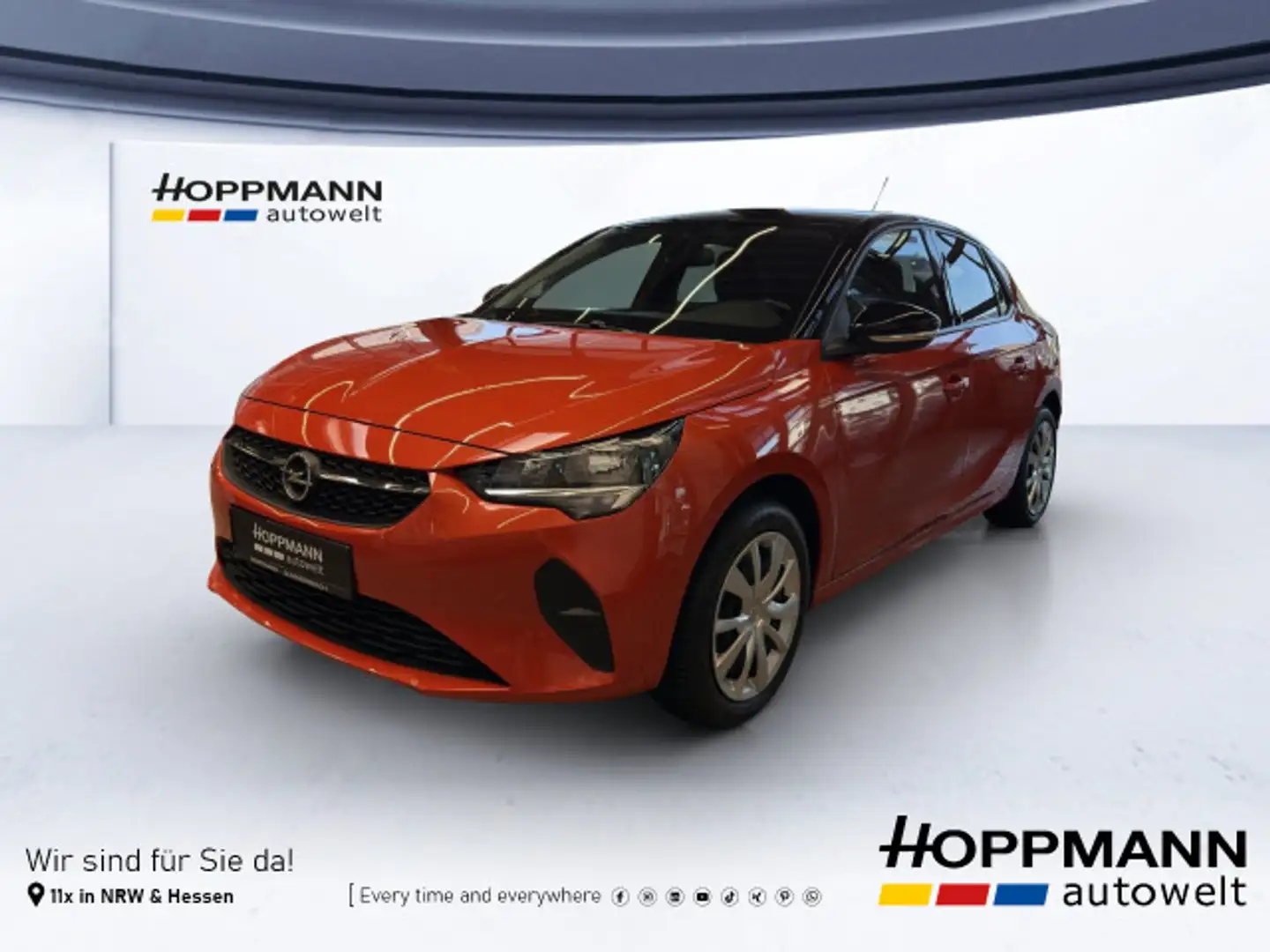 Opel Corsa-e Edition PDC Rückfahrkamera SHZ Klimaauto Orange - 1