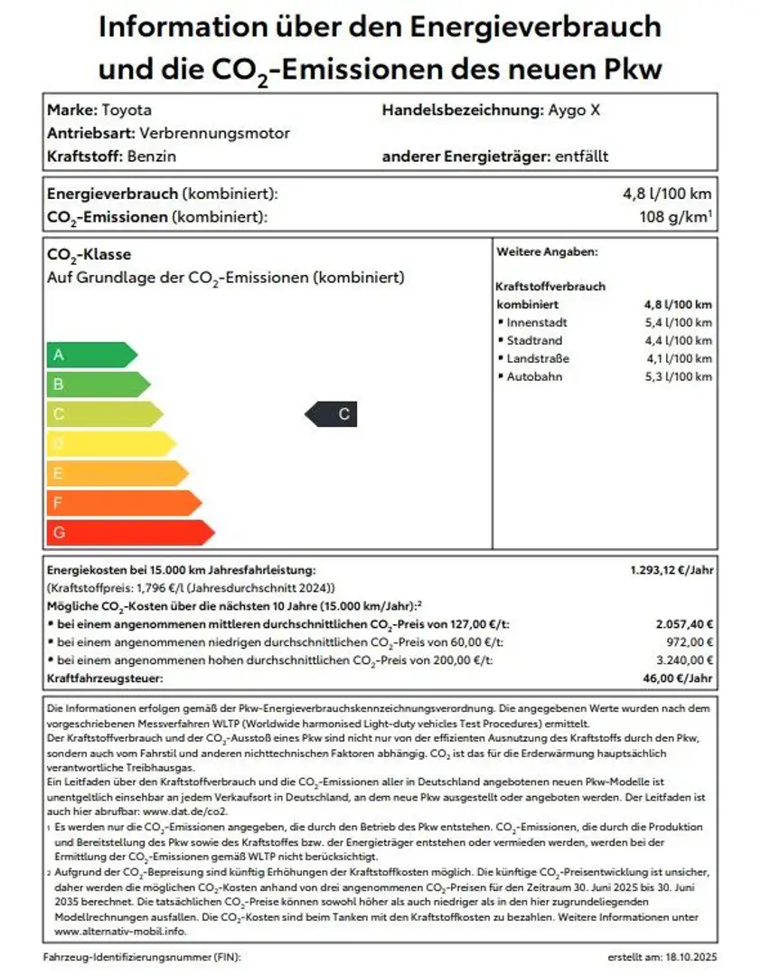 Toyota Aygo (X) 1.0-l-VVT-i Business Edition Noir - 2
