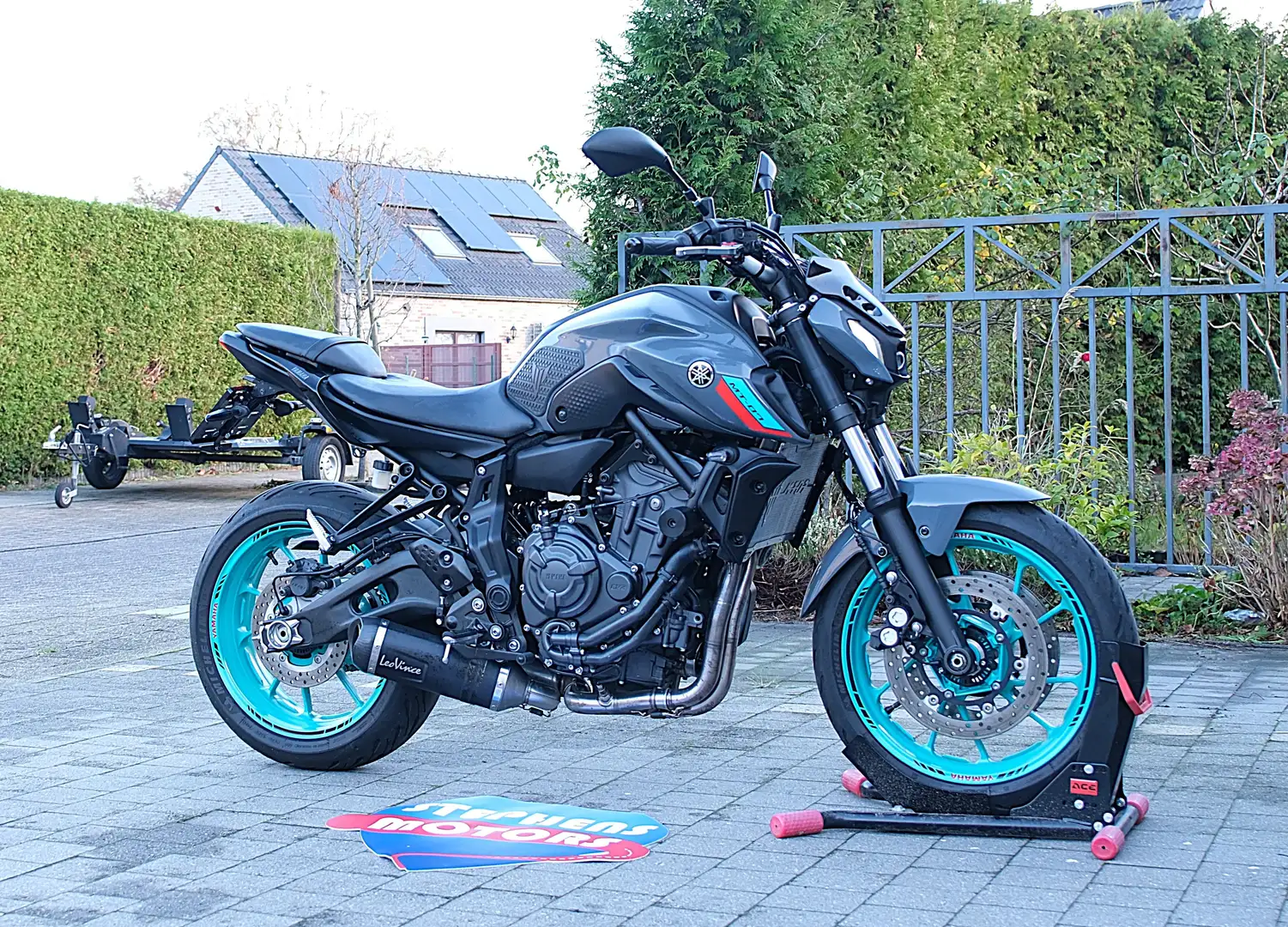 Yamaha MT-07 MT 07 Cayan Storm 35kw A2 Grijs - 2