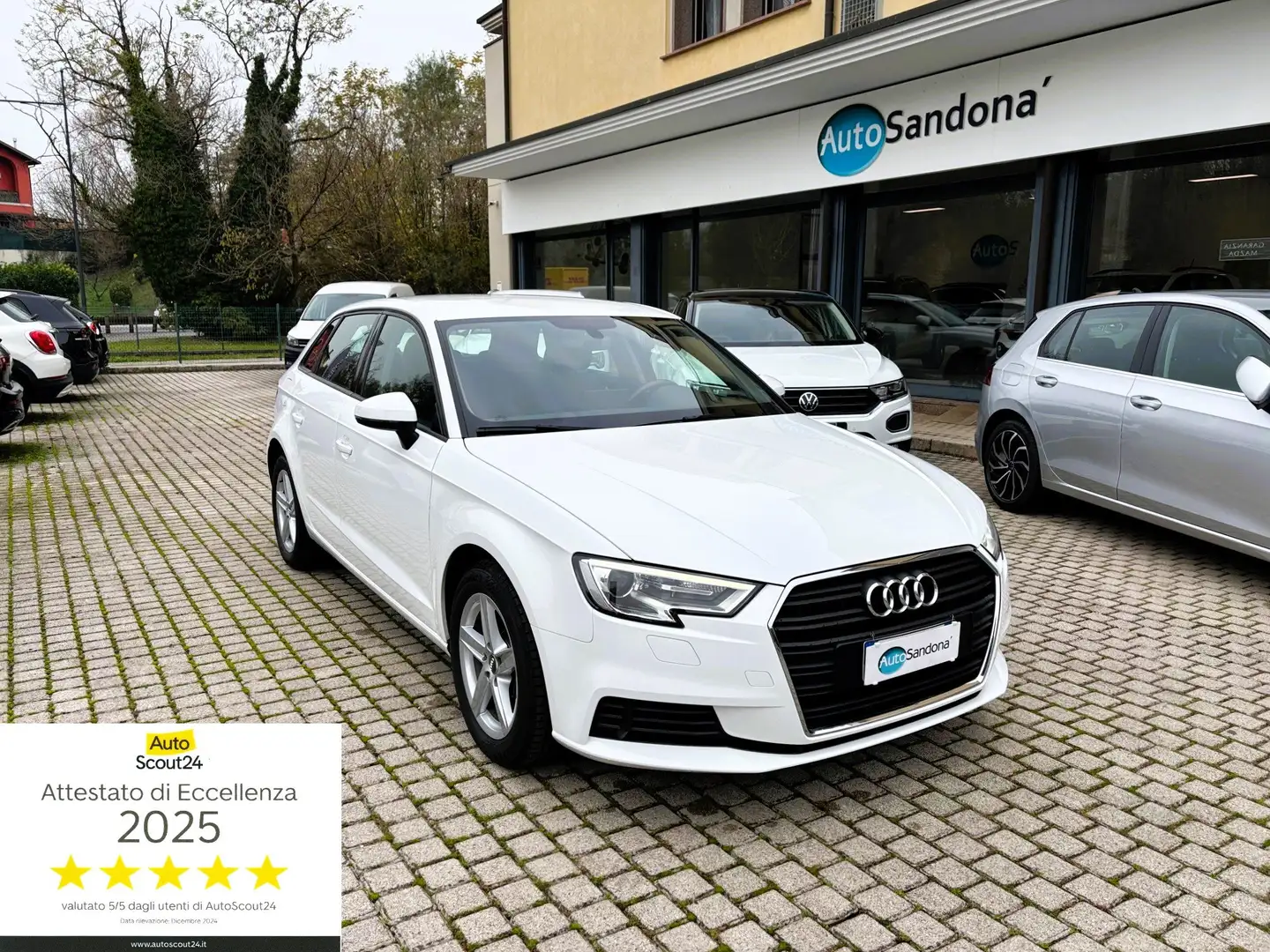 Audi A3 Sportback 35 2.0 tdi Business 150cv s-tronic Blanc - 1