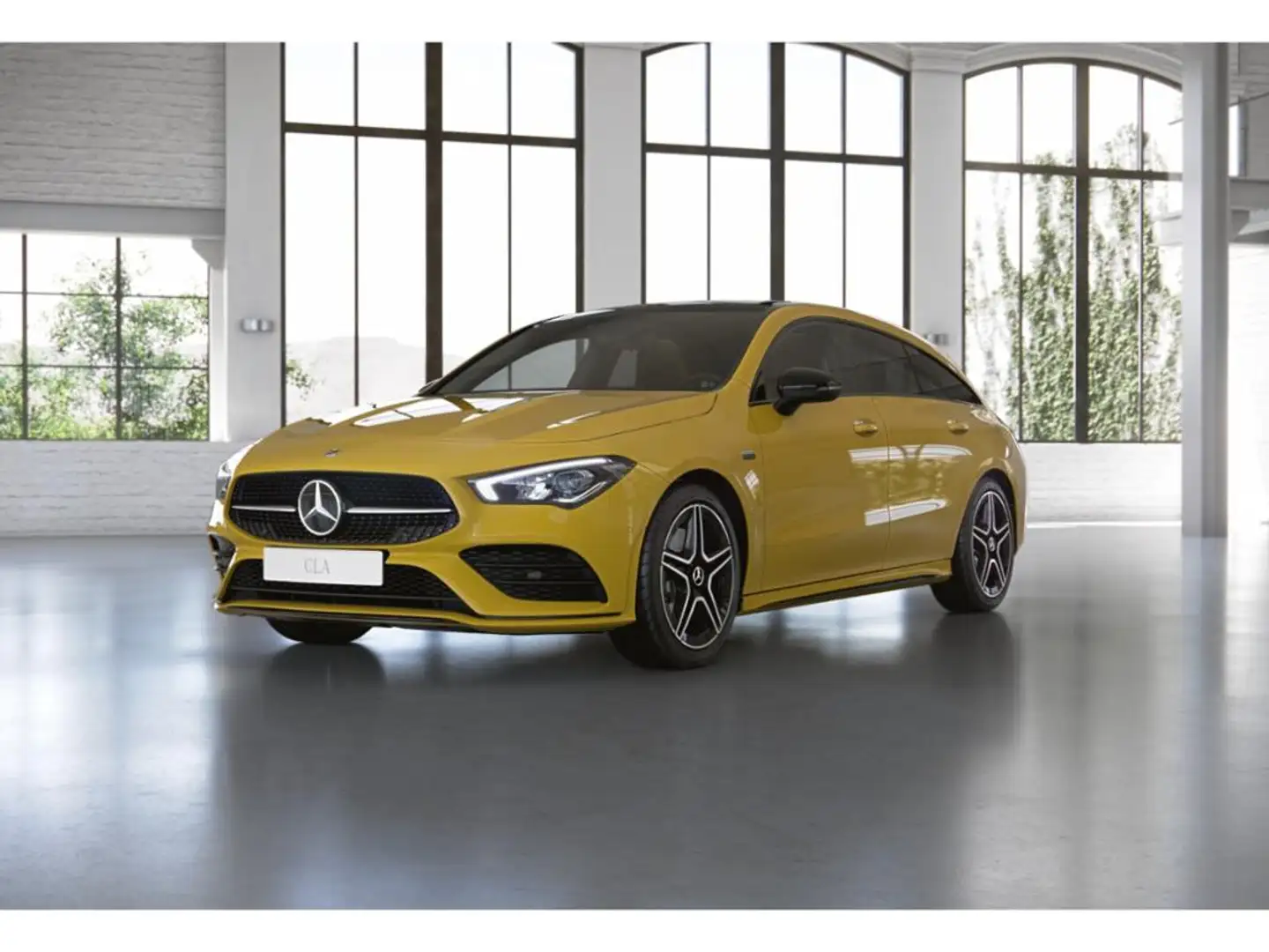 Mercedes-Benz CLA 250 e SB EDITION 2020+AMG-Line+Night+Pano Gelb - 2