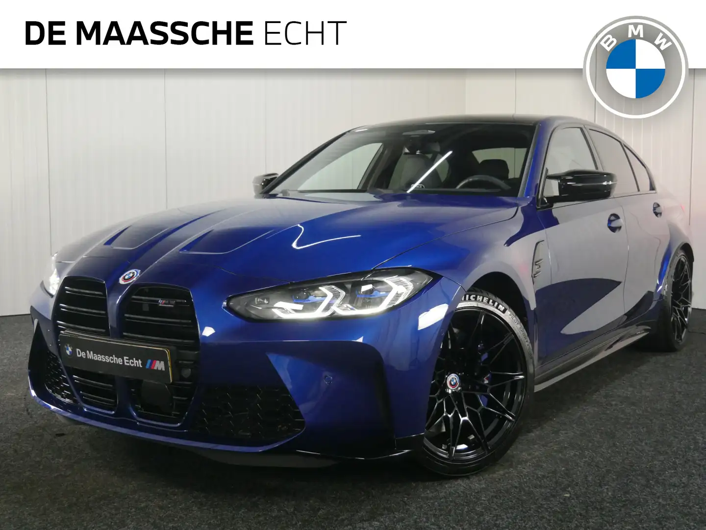 BMW M3 3-serie xDrive Competition Automaat / BMW M 50 Jah Blauw - 1