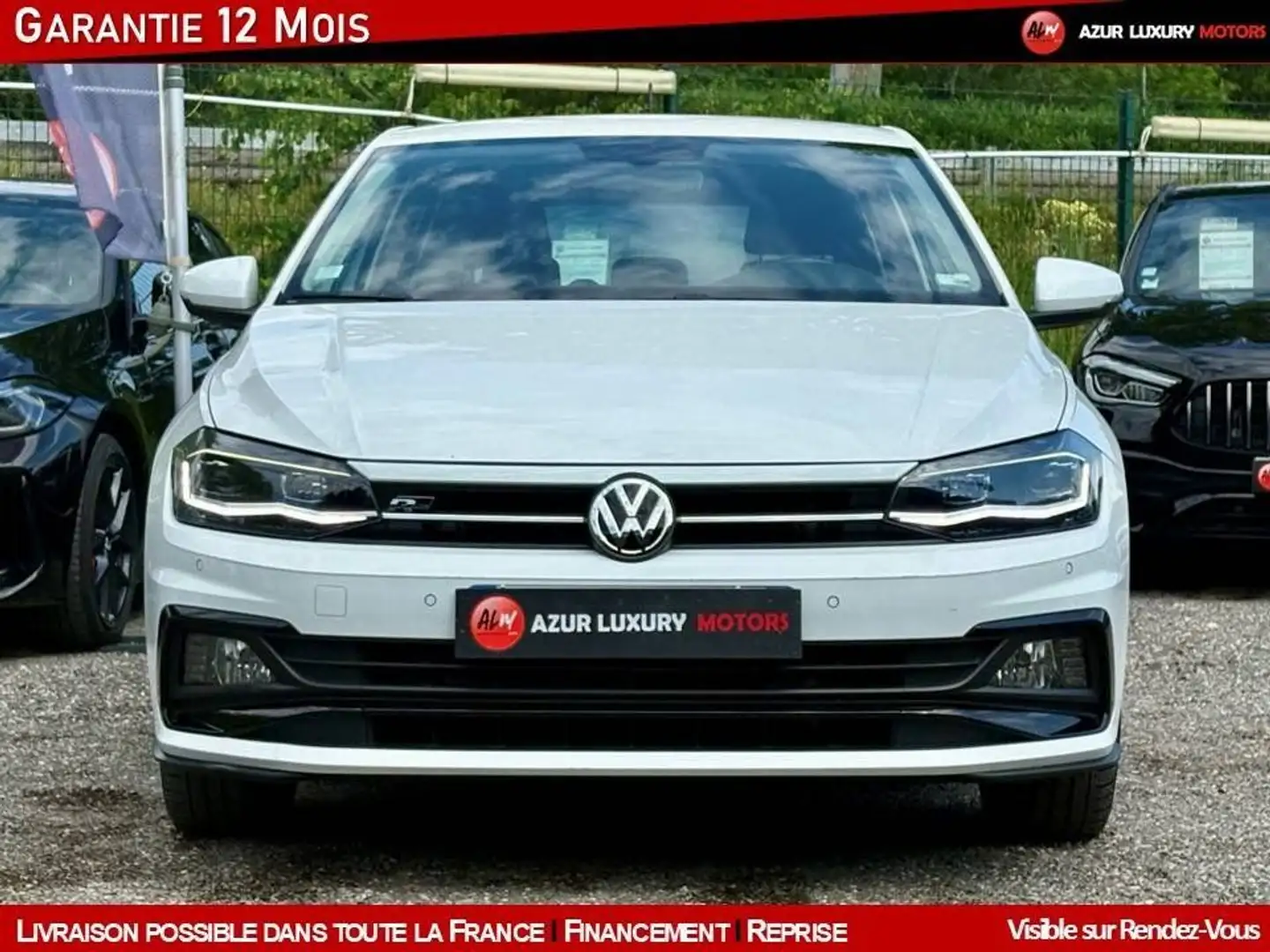 Volkswagen Polo VI 1.0 R-LINE 115 CV Blanc - 2
