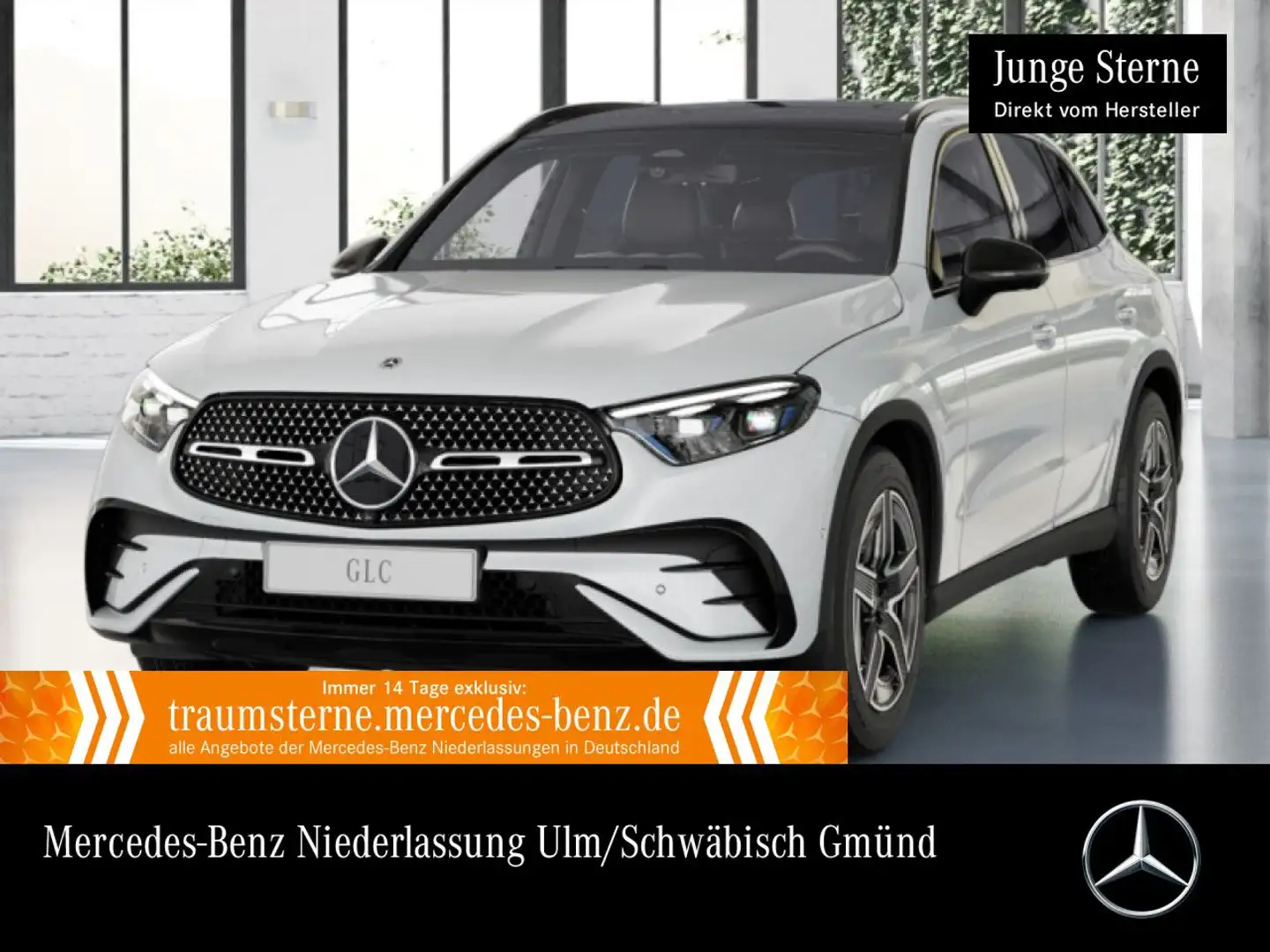 Mercedes-Benz GLC 450 d 4M AMG+NIGHT+PANO+360+AHK+BURMESTER+TOTW Weiß - 1