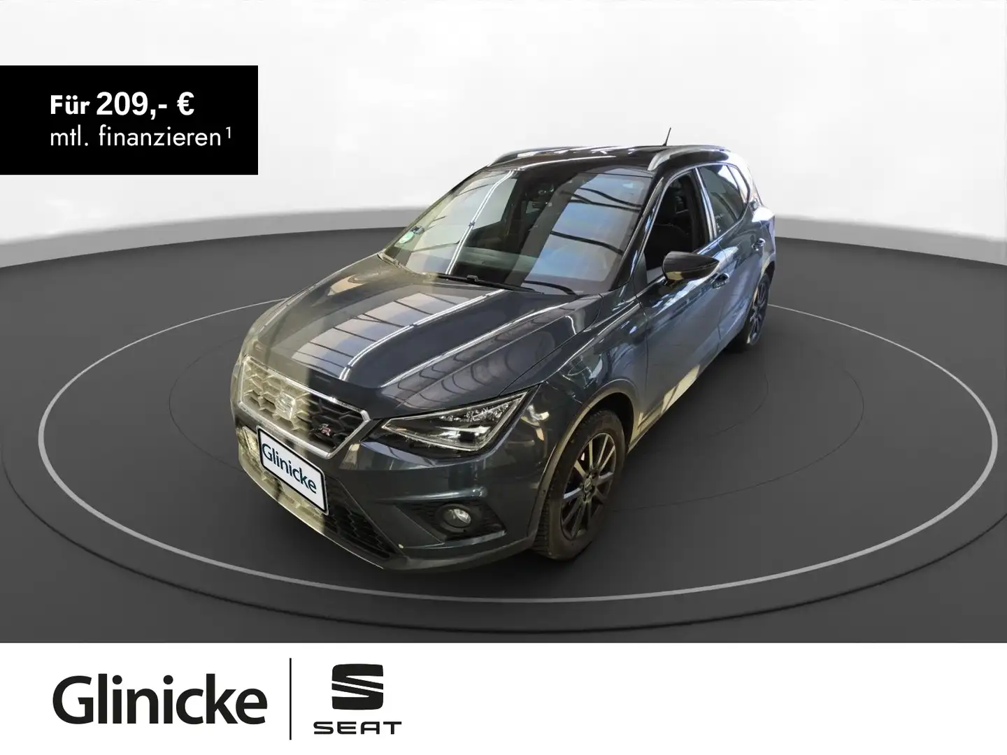 SEAT Arona 1.5 TSI FR AHK LED LM 17" Navi PDC+RFK ACC Grau - 1