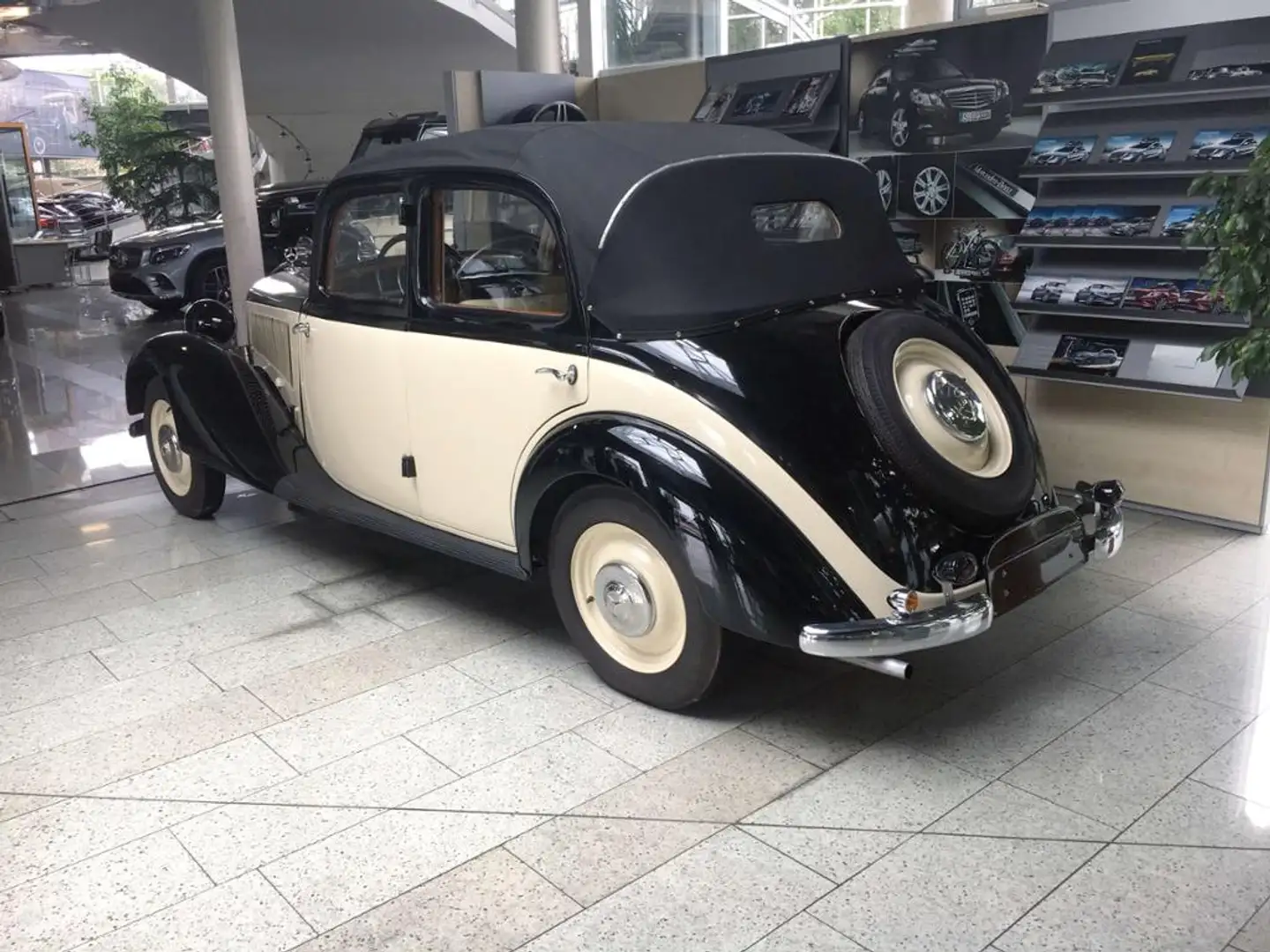 Mercedes-Benz 170 V Cabrio Limousine selten für Liebhaber W136 Negro - 2