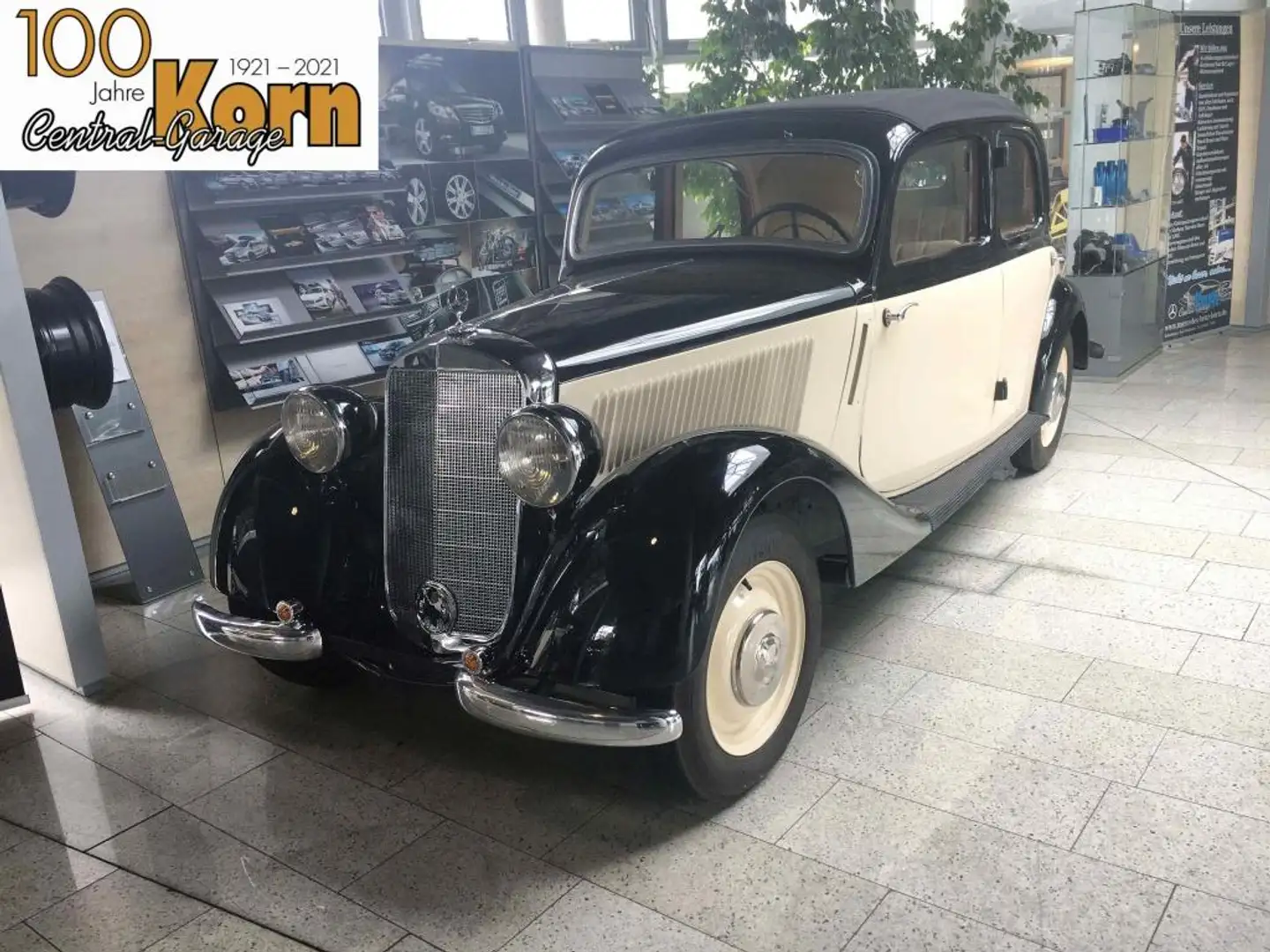 Mercedes-Benz 170 V Cabrio Limousine selten für Liebhaber W136 Negro - 1