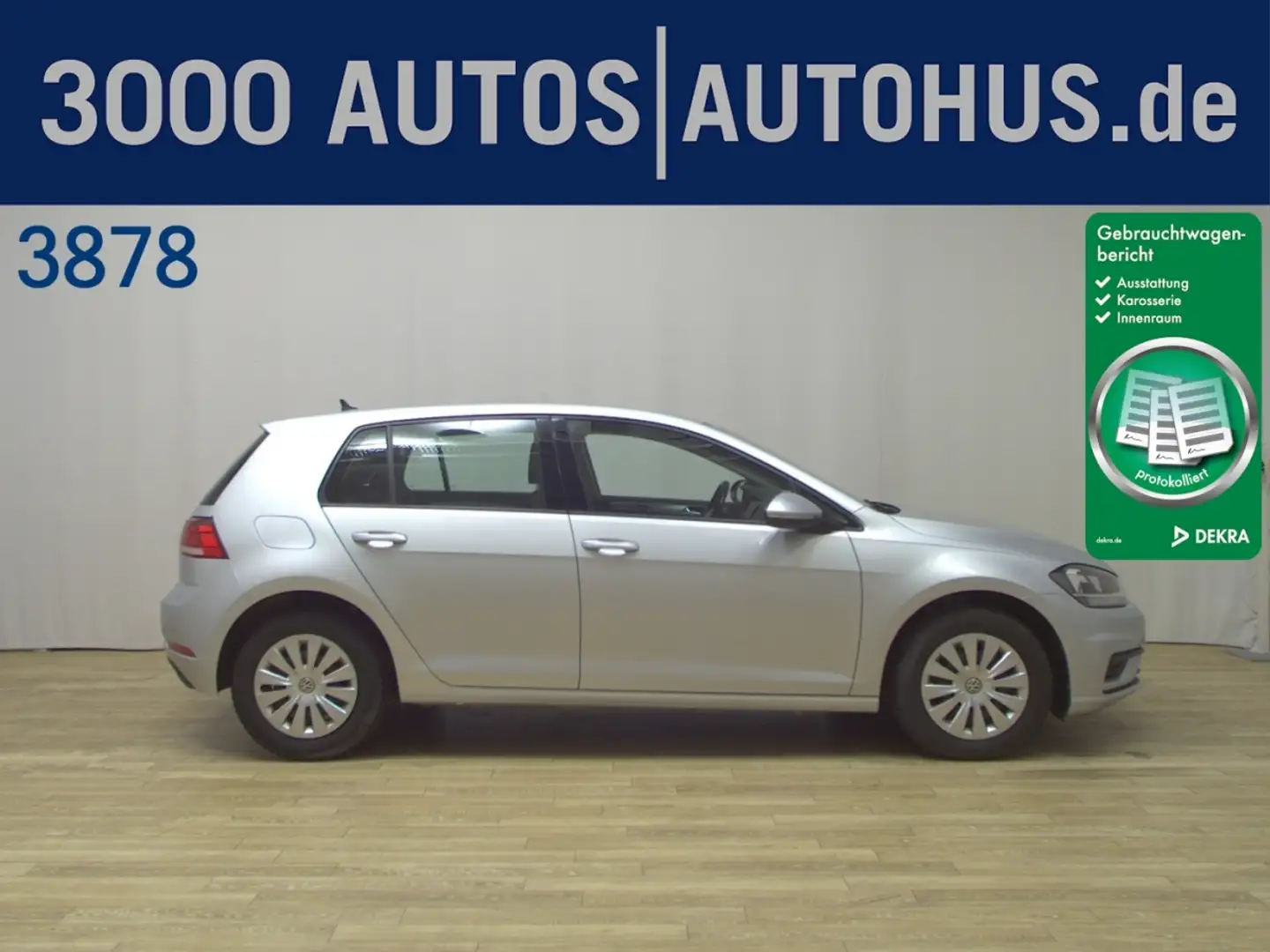 Volkswagen Golf VII 1.6 TDI BMT Trendline Navi Sound SHZ Zilver - 1