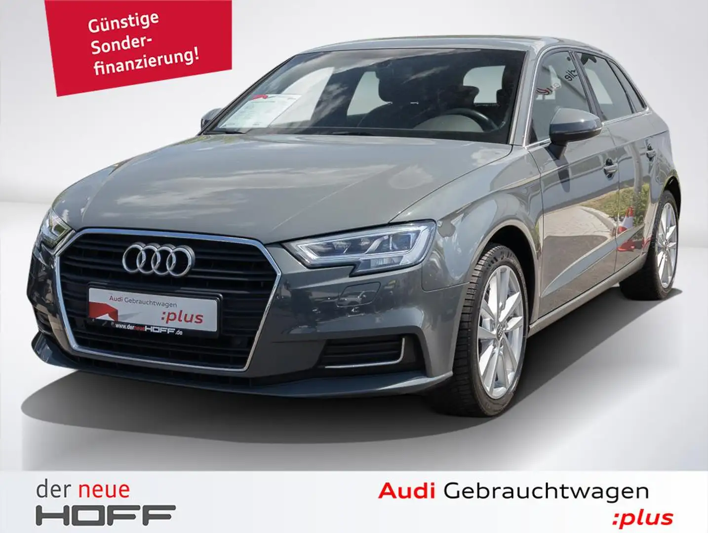 Audi A3 1.6 TDI design Navi Plus LED SH 17Zoll Alu GRA Kli Grey - 1