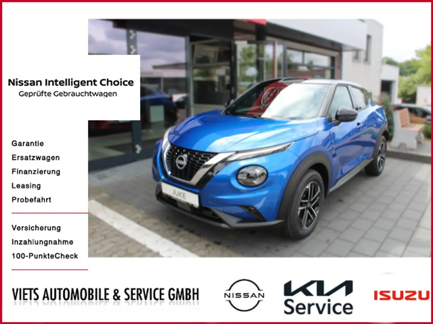 Nissan Juke 1.0 DIG-T114 N-Connecta Winter Automatik Blu/Azzurro - 1