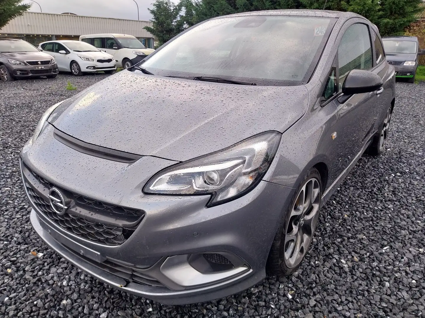 Opel Corsa 1.4 Turbo GSi Start/Stop (Marchand ou Export) Gris - 1