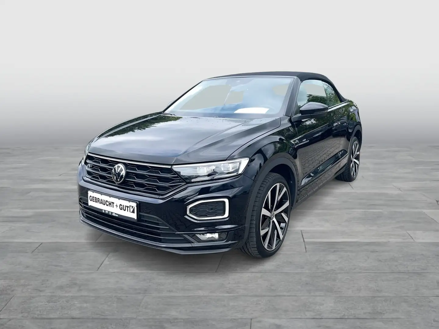 Volkswagen T-Roc Cabriolet 1.5 TSI R-Line Navi LED DCC LM19 Noir - 1