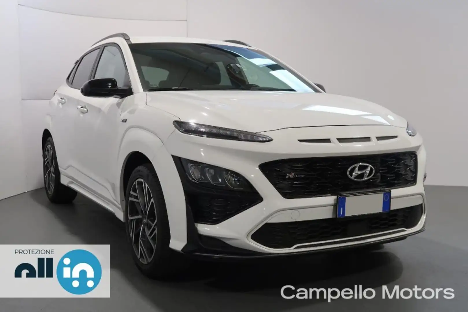 Hyundai KONA Kona 1.6 CRDI Hybrid 48V iMT NLine Bianco - 1