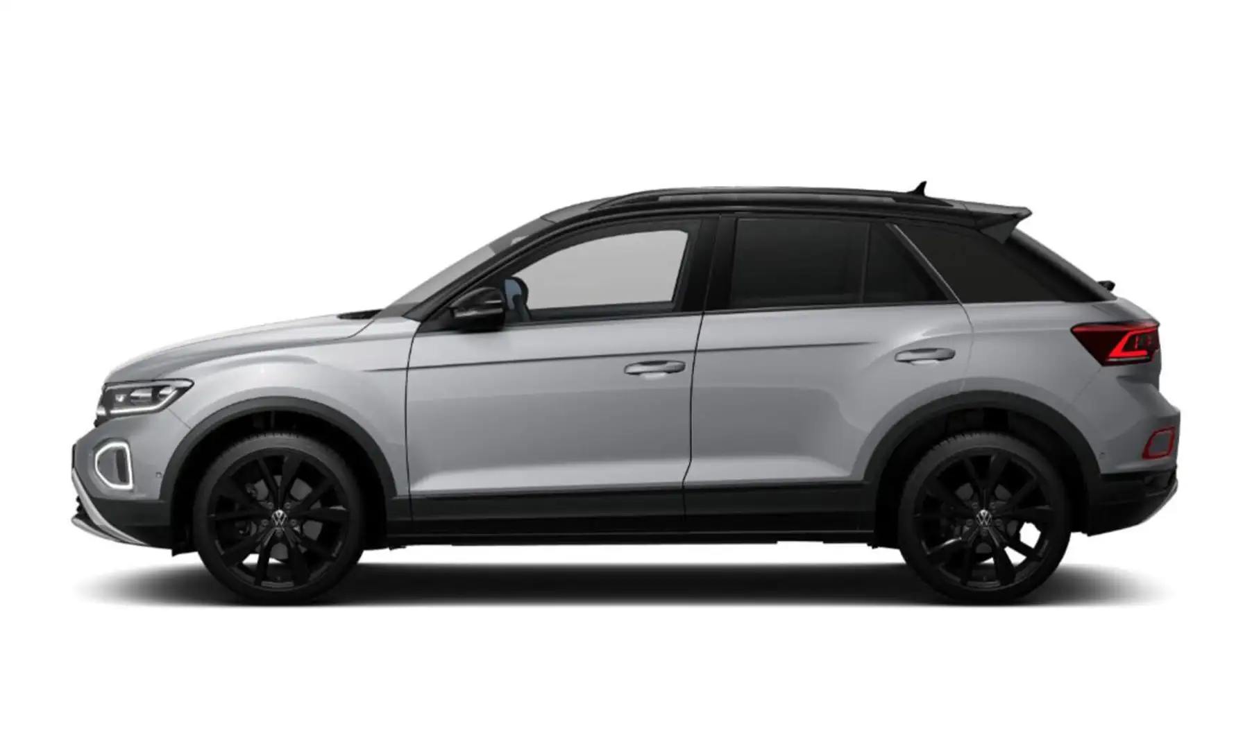 Volkswagen T-Roc Style 1.5 TSI DSG BlackP Matrix Nav IQ 19Z 110 ... Silber - 2