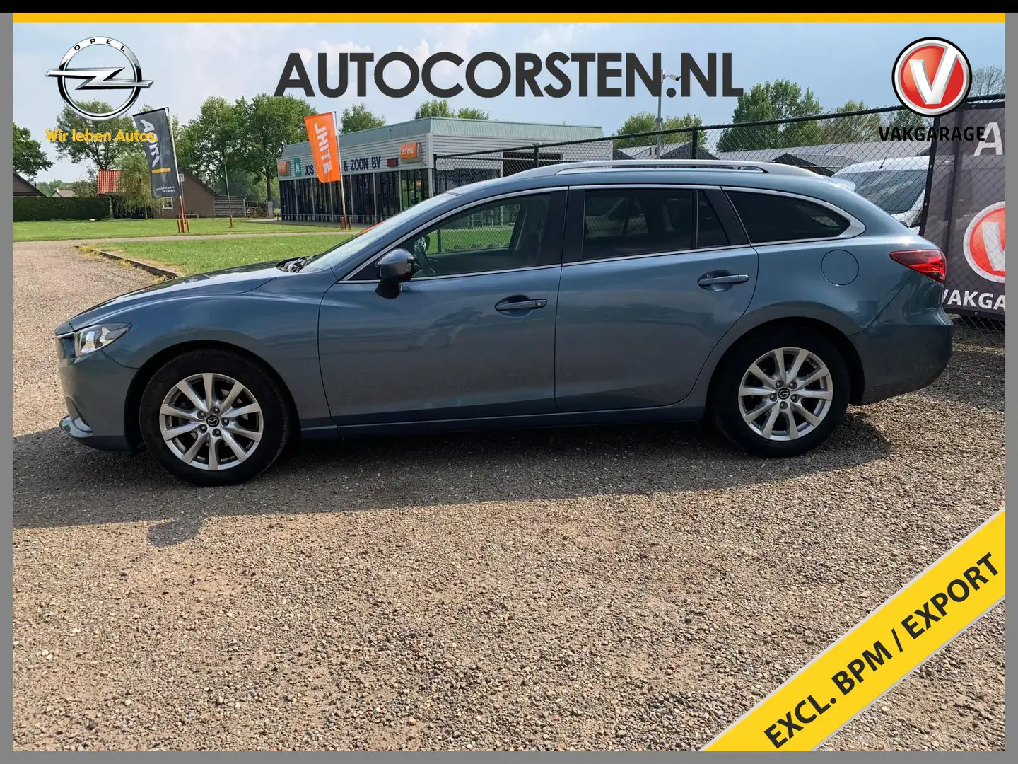 Mazda 6 Sportbreak 2.2D 150PK EURO6 Navi PDC Dual-Ecc Lmv Mavi - 1