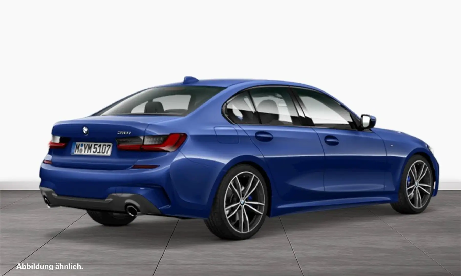 BMW 318 i M SPORT AUT LC PROF GESTIK 19" LM-RÄDER PDC ALAR Blau - 2