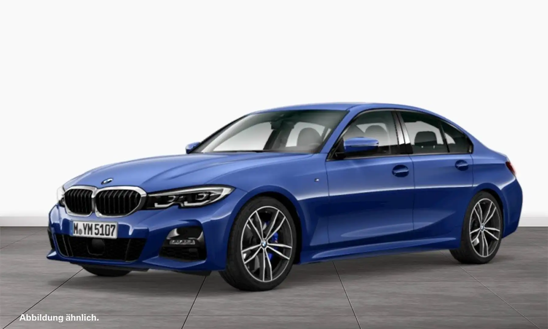 BMW 318 i M SPORT AUT LC PROF GESTIK 19" LM-RÄDER PDC ALAR Blau - 1