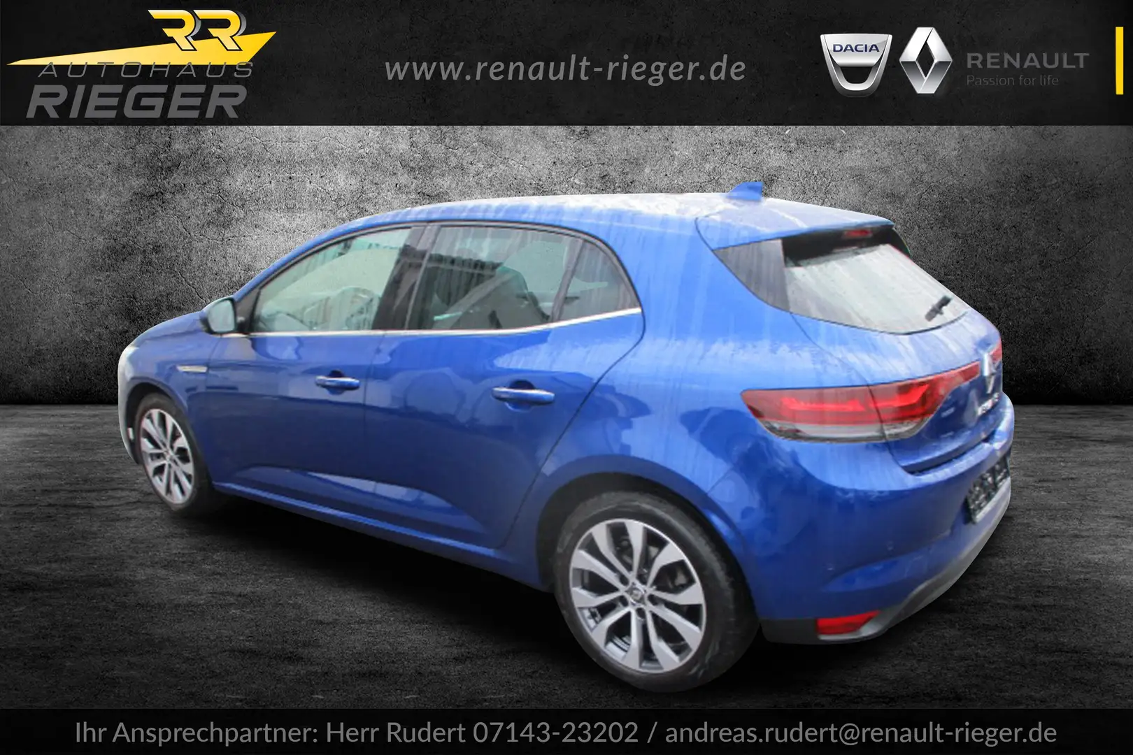 Renault Megane Intens TCe 140 Blau - 2
