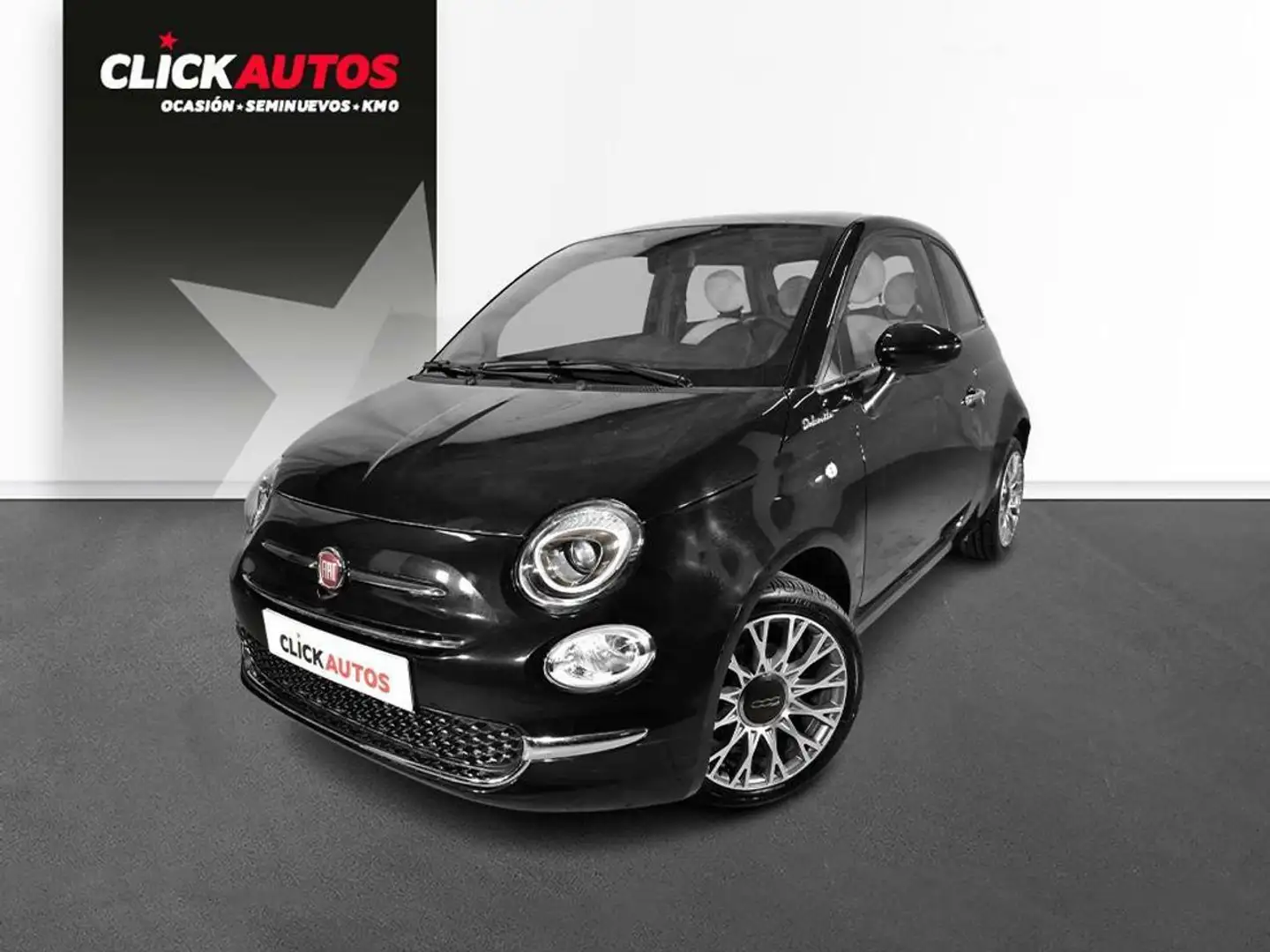 Fiat 500 1.0 Hybrid 70CV Dolcevita Negro - 1