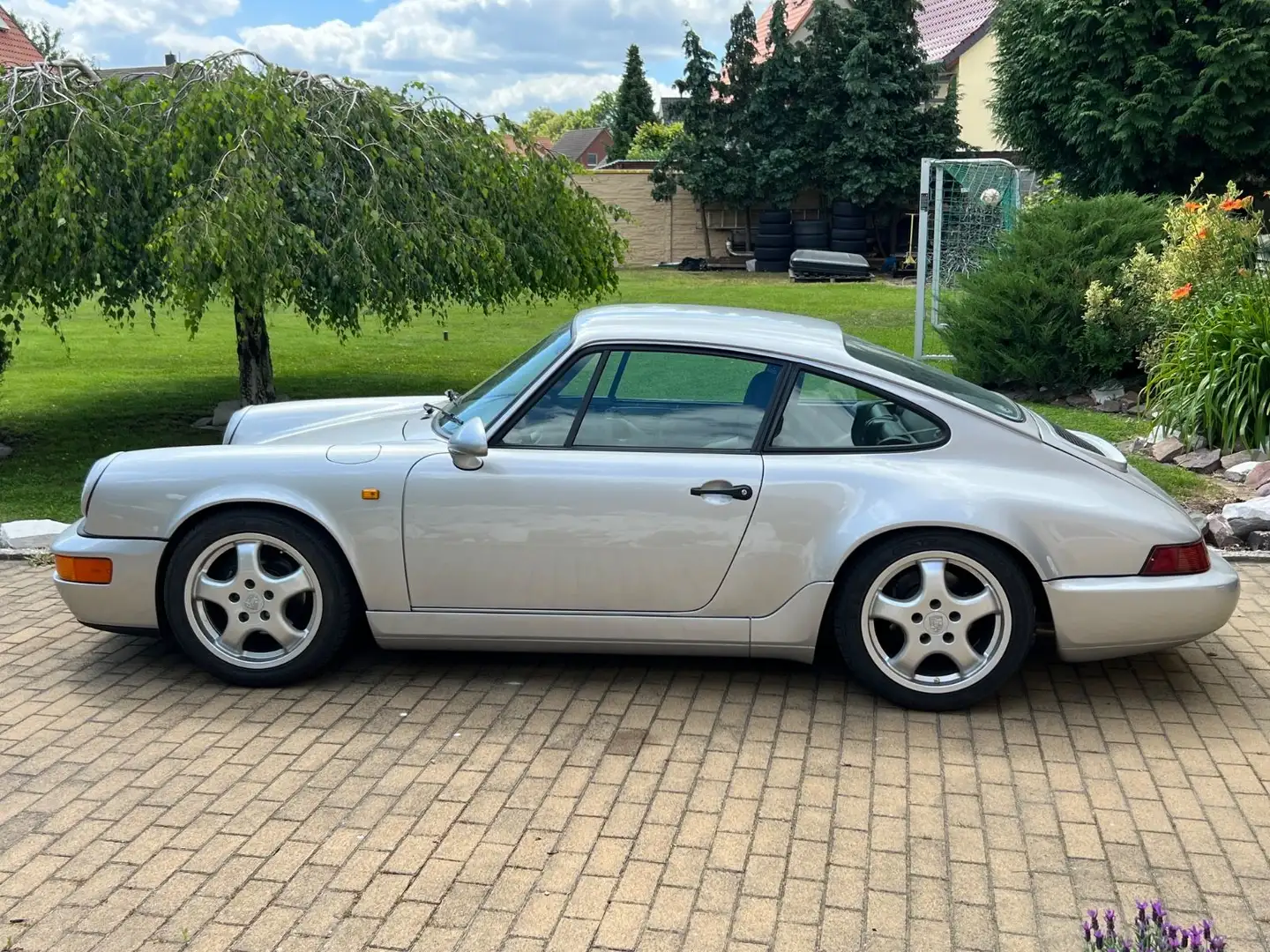 Porsche 964 911/964 Carrera 2 Klima/Leder/Turbo-Sitze C2 Срібний - 1