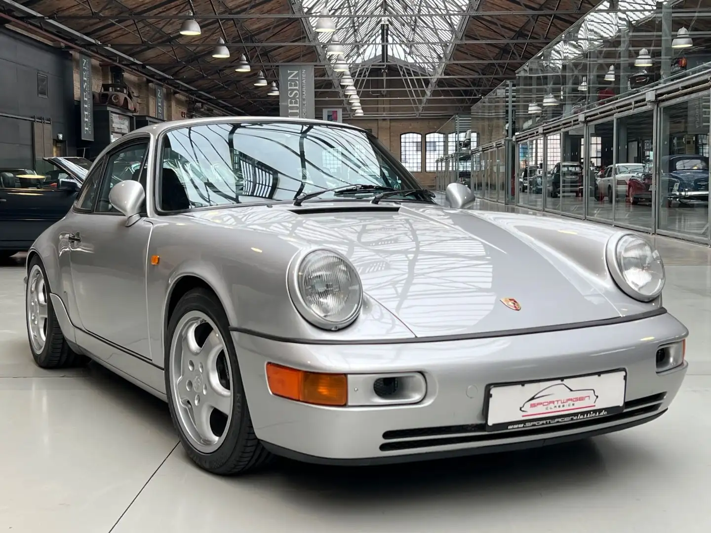 Porsche 964 911/964 Carrera 2 Klima/Leder/Turbo-Sitze C2 Gümüş rengi - 2