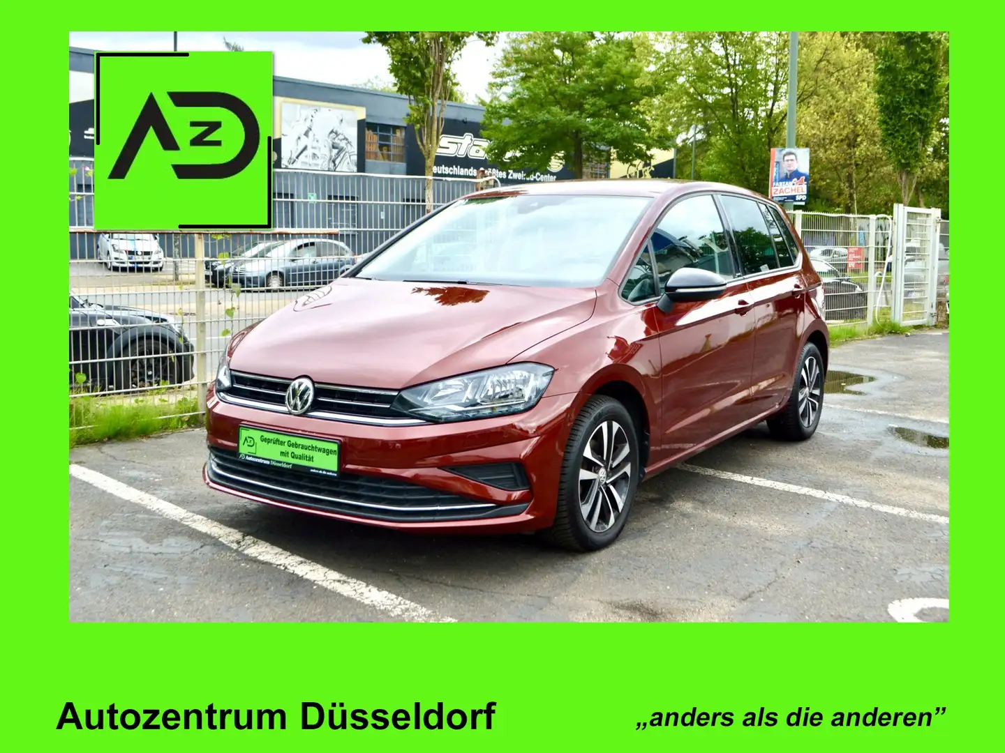 Volkswagen Golf Sportsvan **ACC*SPURHALTE*SPURWECHSEL-AS* Rot - 1