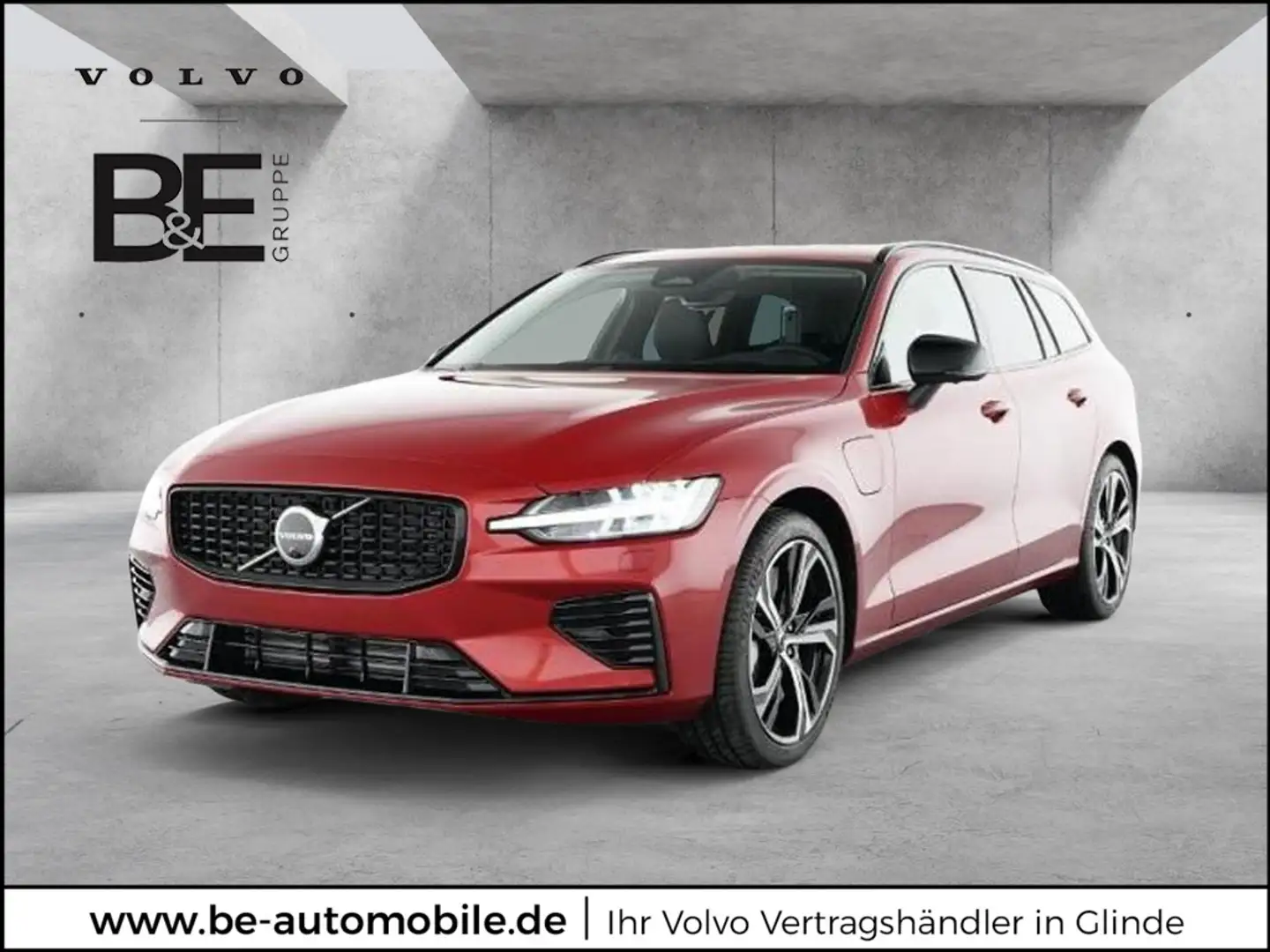 Volvo V60 T6 Ultra Dark Recharge Plug-In Hybrid AWD Rot - 1