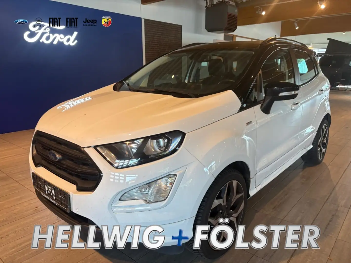 Ford EcoSport ST-LINE NAVI / AHK / PDC /KAMERA / SCHIEBEDACH Blanc - 1