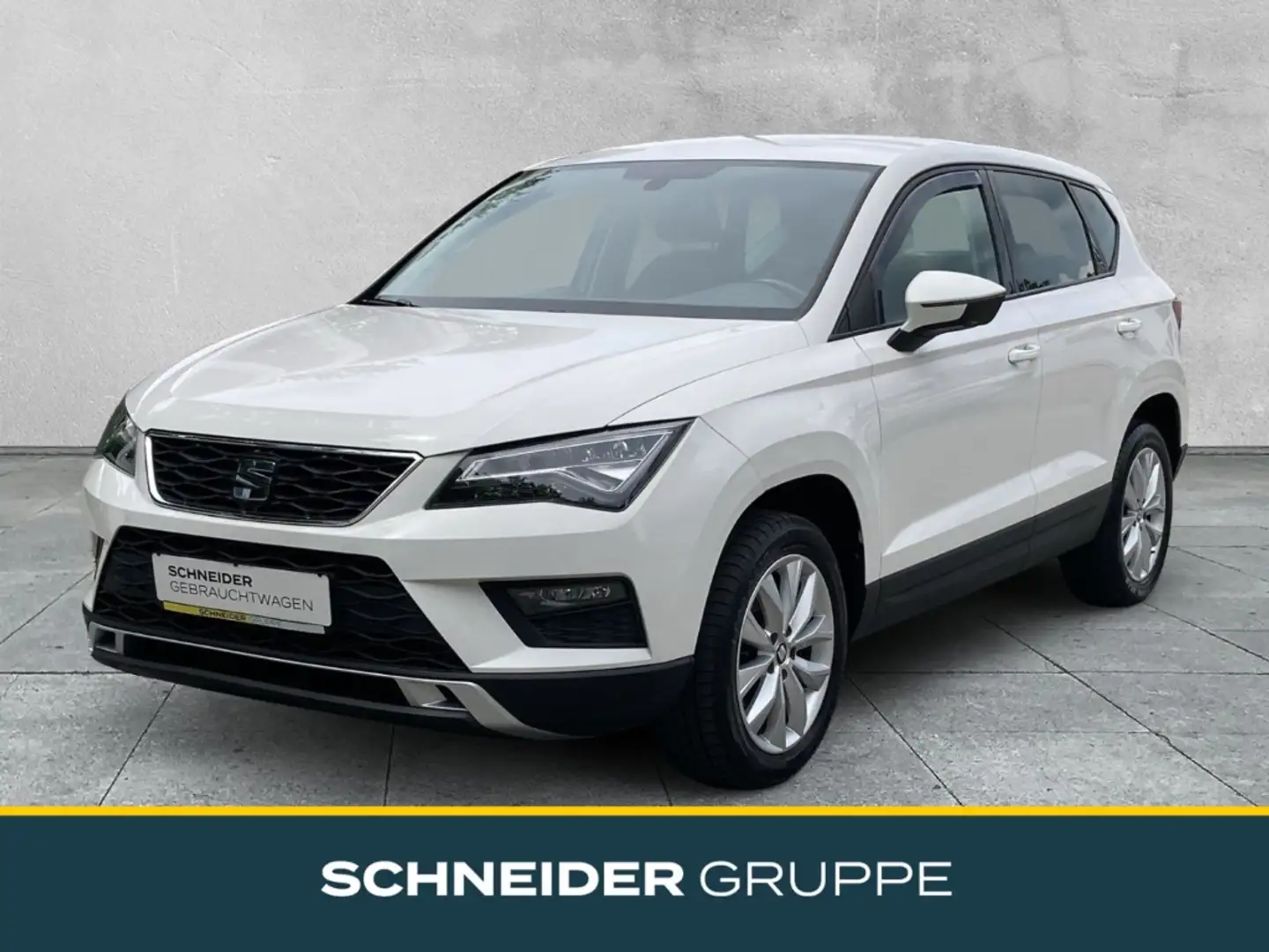 SEAT Ateca Style 1.4 TSI LED+KAMERA+NAVI+AHK+TEMPOMAT Weiß - 1