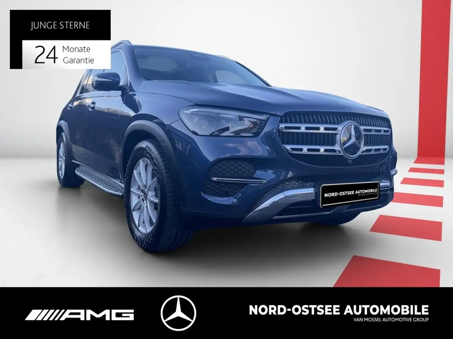 Mercedes-Benz GLE 300 d 4Matic PANO AHK DISTRO 7SITZ KEYLESS 360 Blau - 2