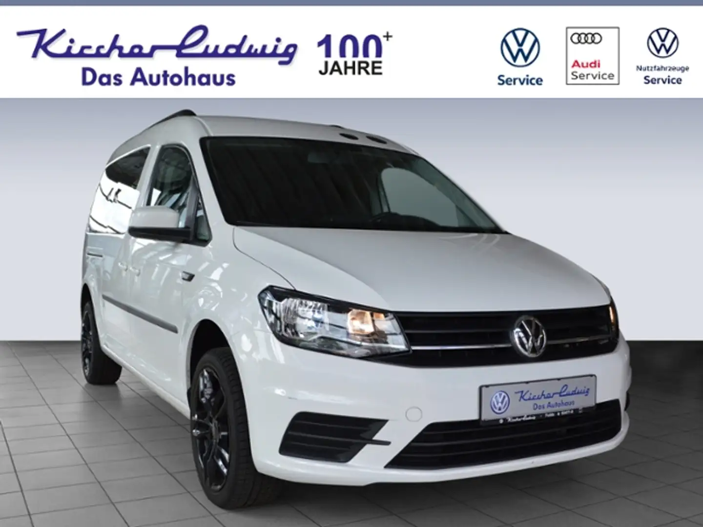 Volkswagen Caddy 1,4 TSI DSG Trendline NAVI KLIMA 7 Si Blanc - 1