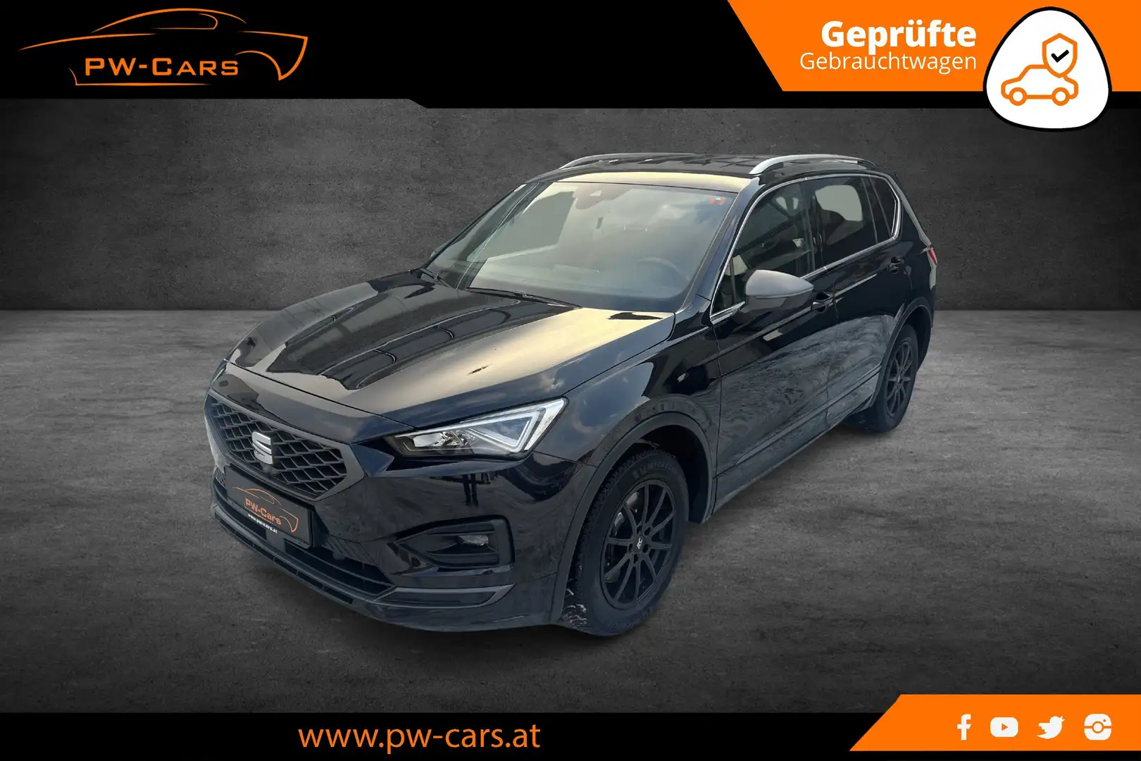 SEAT Tarraco FR 4Drive LED, NAVI, AHK, VIRTUAL COCKPIT USW. Schwarz - 1