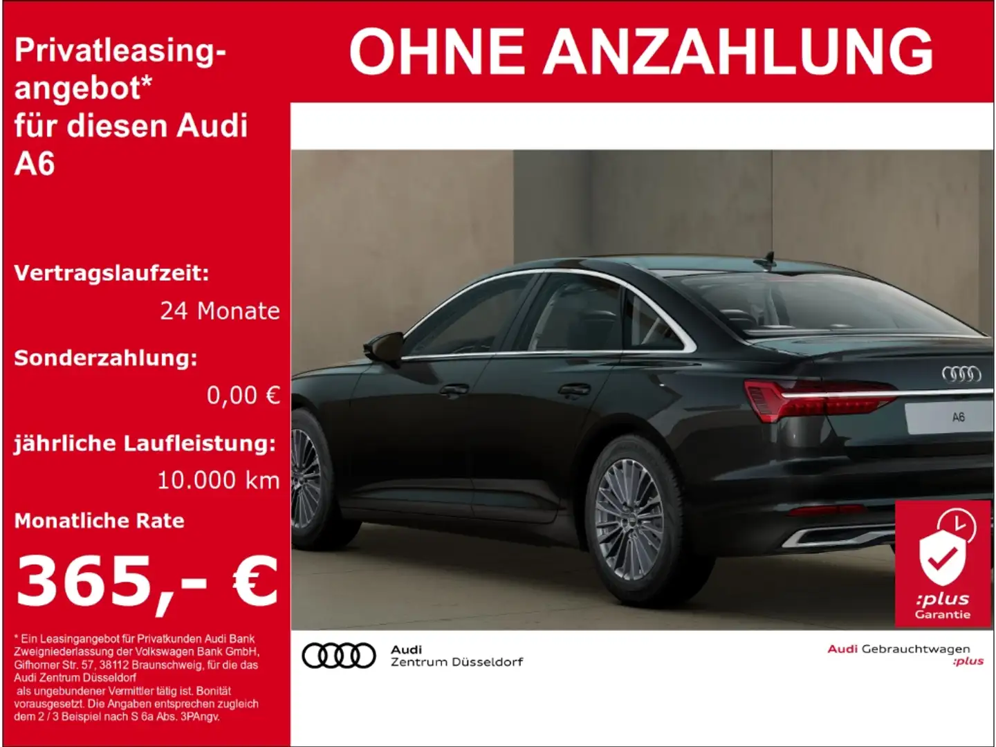 Audi A6 Lim. 45 TFSI advanced Schwarz - 1