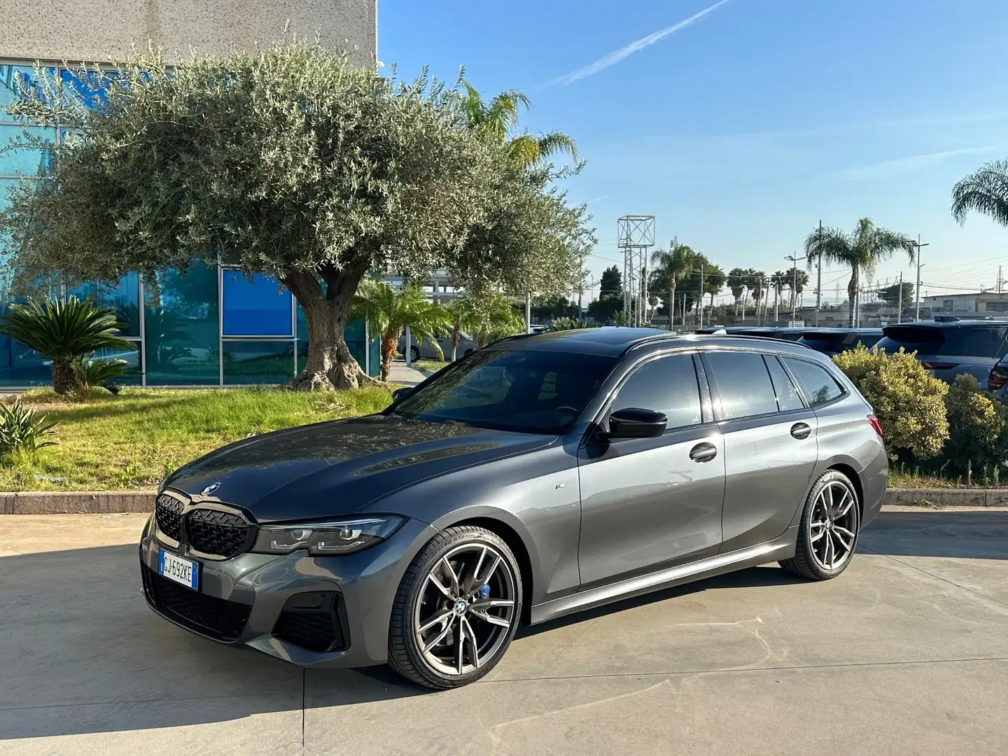 BMW 340 d M Touring mhev 48V xdrive auto Gris - 1