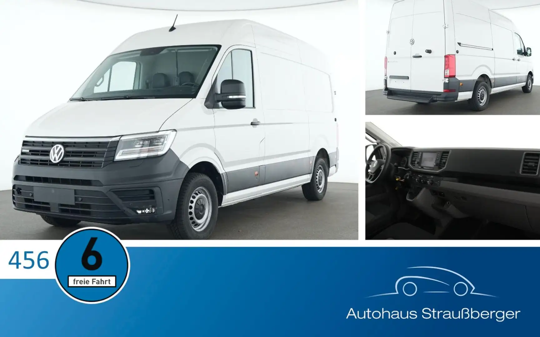 Volkswagen e-Crafter Kasten MRH RFK MFL LED 270° SHZ DAB+ Blanc - 1