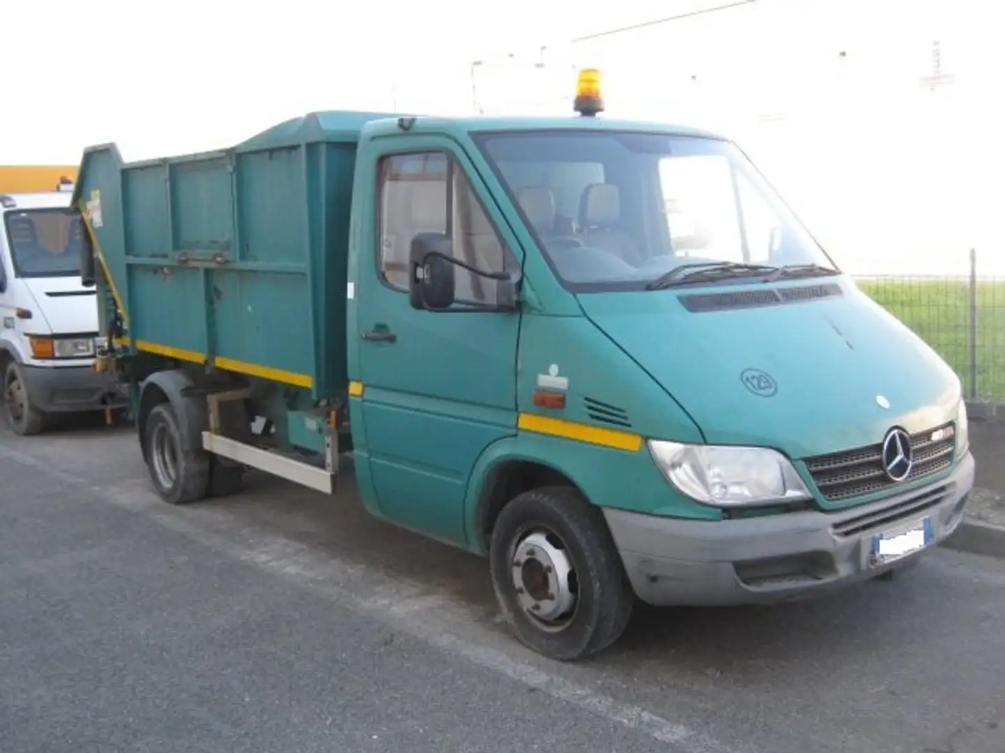 Mercedes-Benz Sprinter 413CDI USO SPECIALE Ribaltabile Raccolta RSU Pat.C Verde - 2
