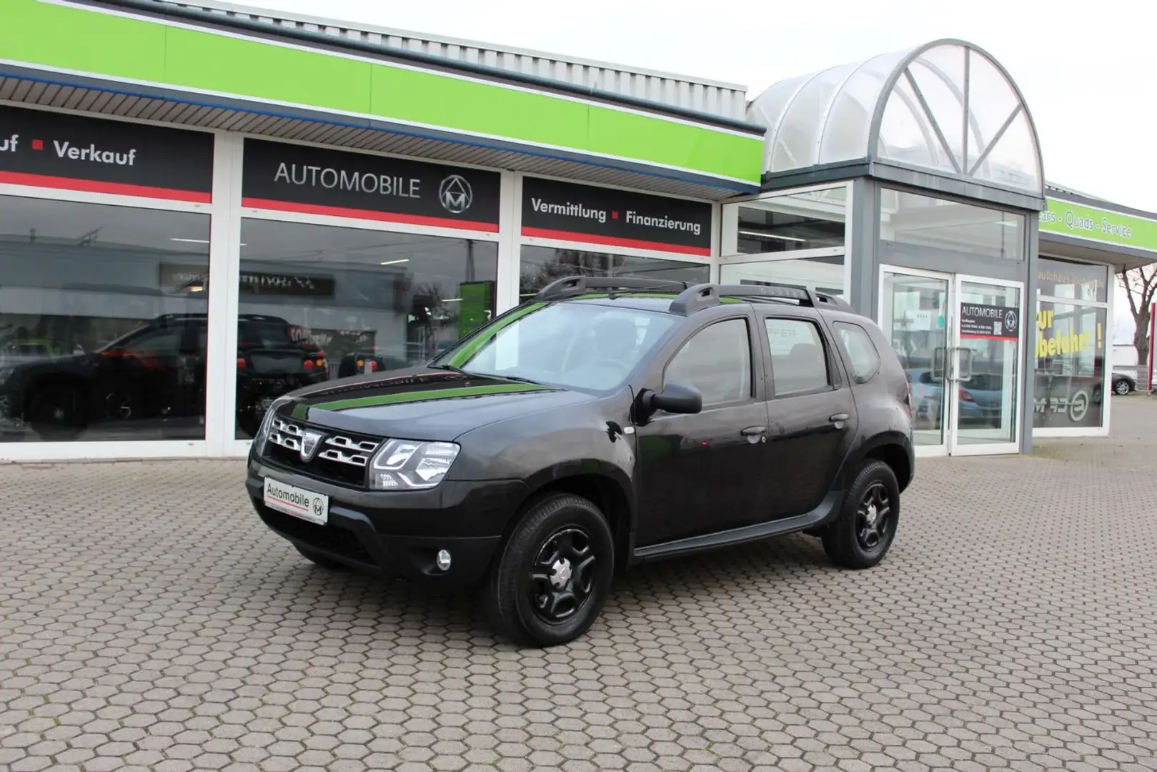 Dacia Duster I Laureate 4x2 AUTOMATIK TÜV NEU 1-HAND Schwarz - 1