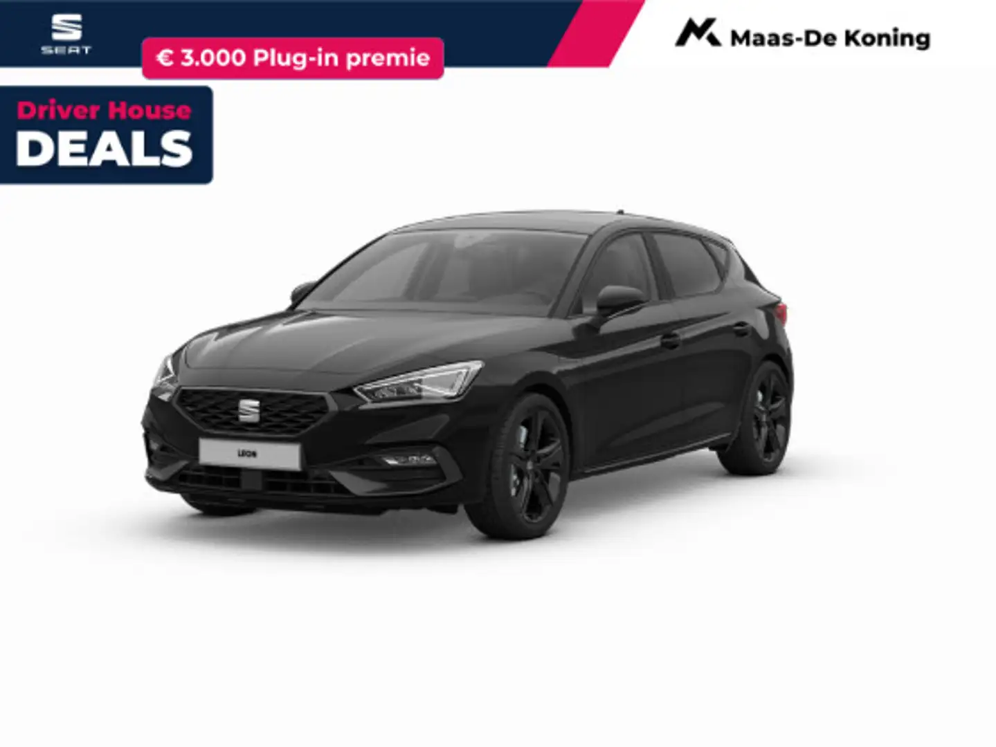 SEAT Leon e-Hybrid 1.5 TSI FR Business | Black Pack | Panorama Dak | Negro - 1