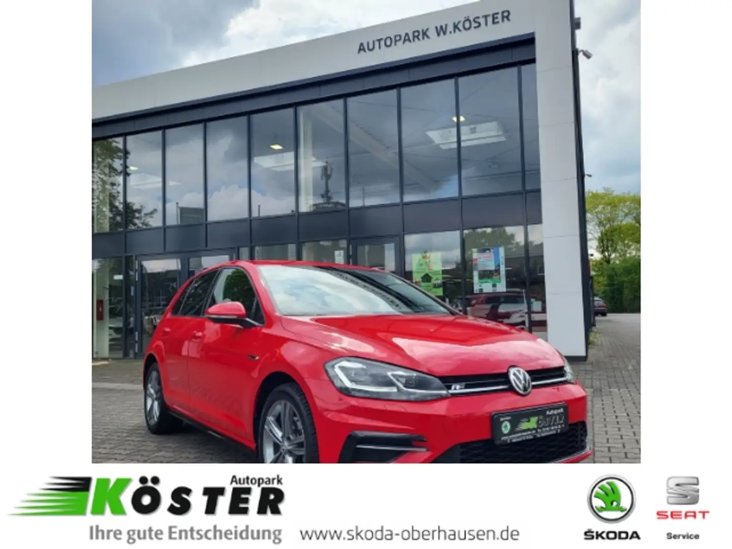 Volkswagen Golf VII Highline/RLINE 1.5 TSI 6Gang*ACC*NAV*PTS Piros - 1