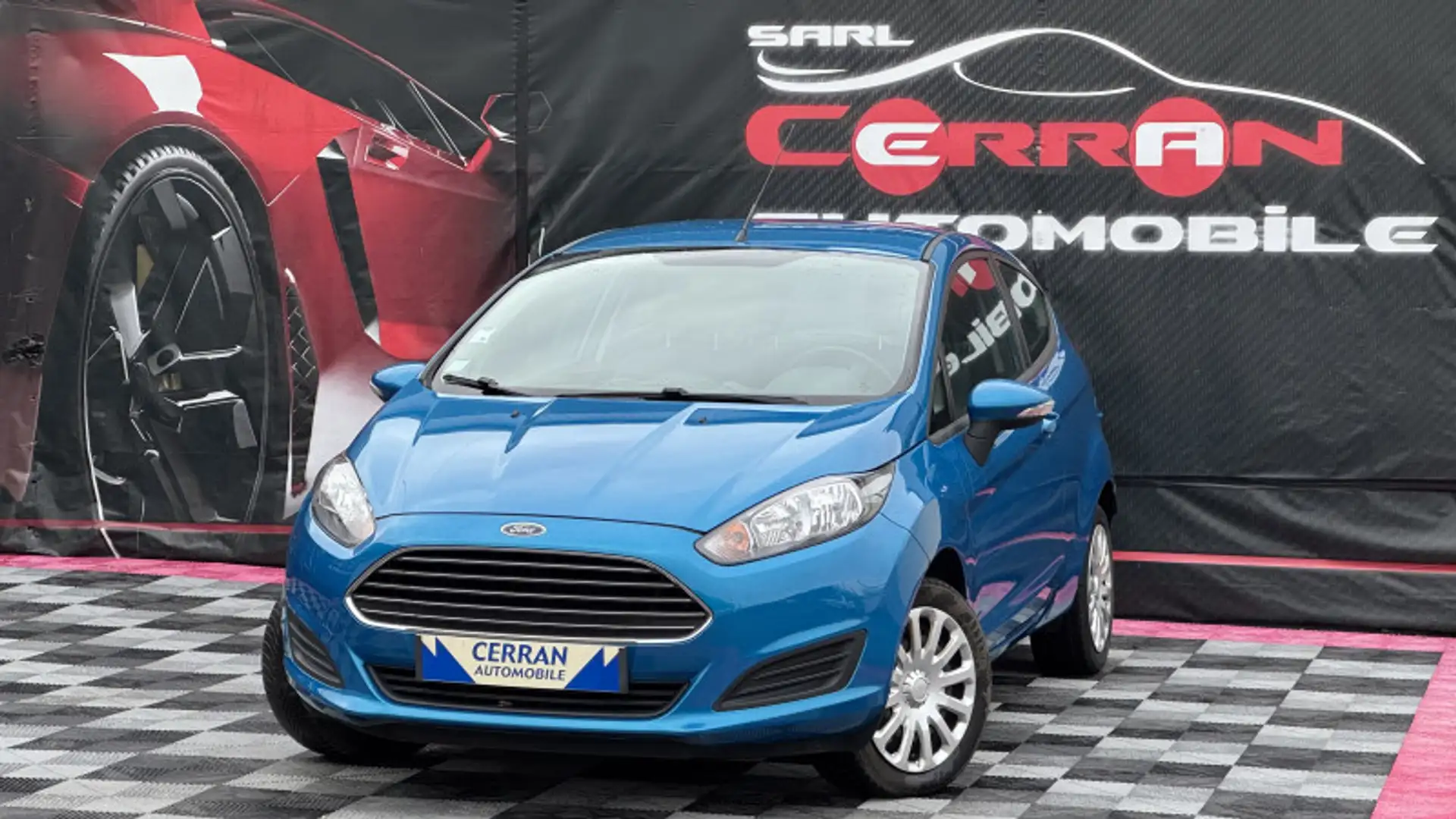 Ford Fiesta 1.25 82CH TREND 3P Bleu - 1