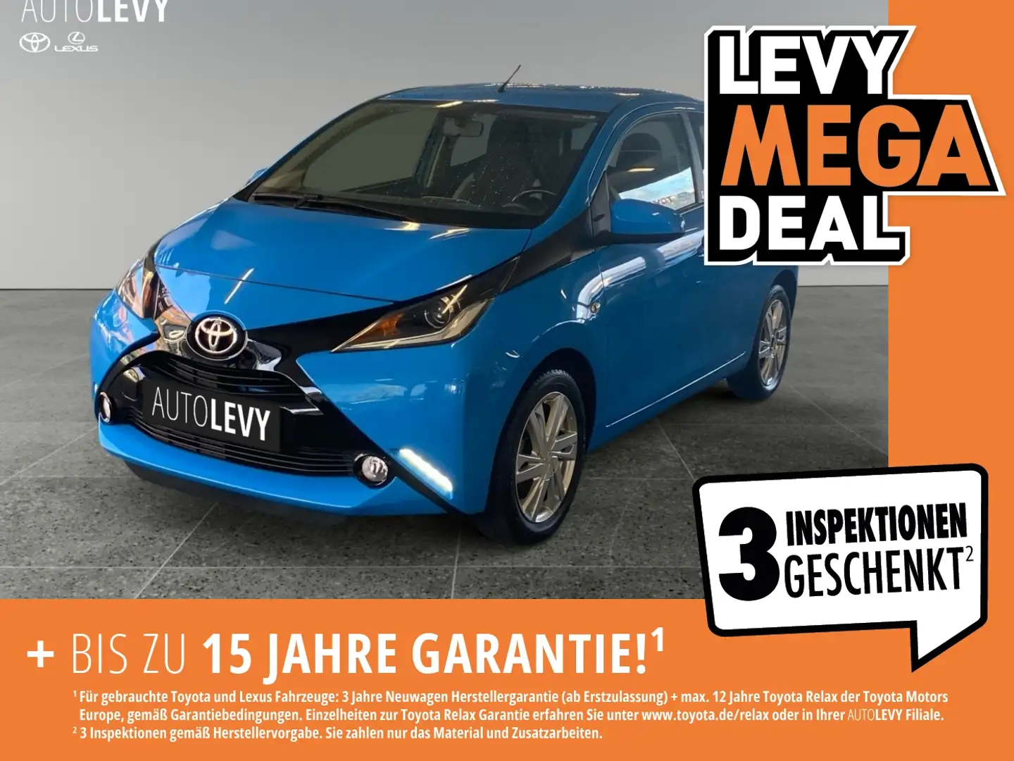 Toyota Aygo 1.0 Team D *KLIMA* Grün - 1