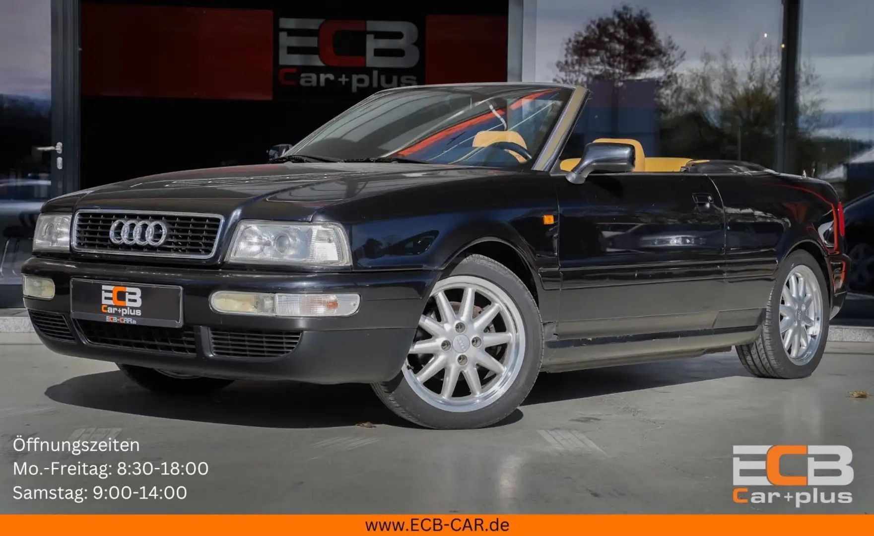 Audi Cabriolet 1.8 *Klima/SHZ/Scheckheft* Černá - 1