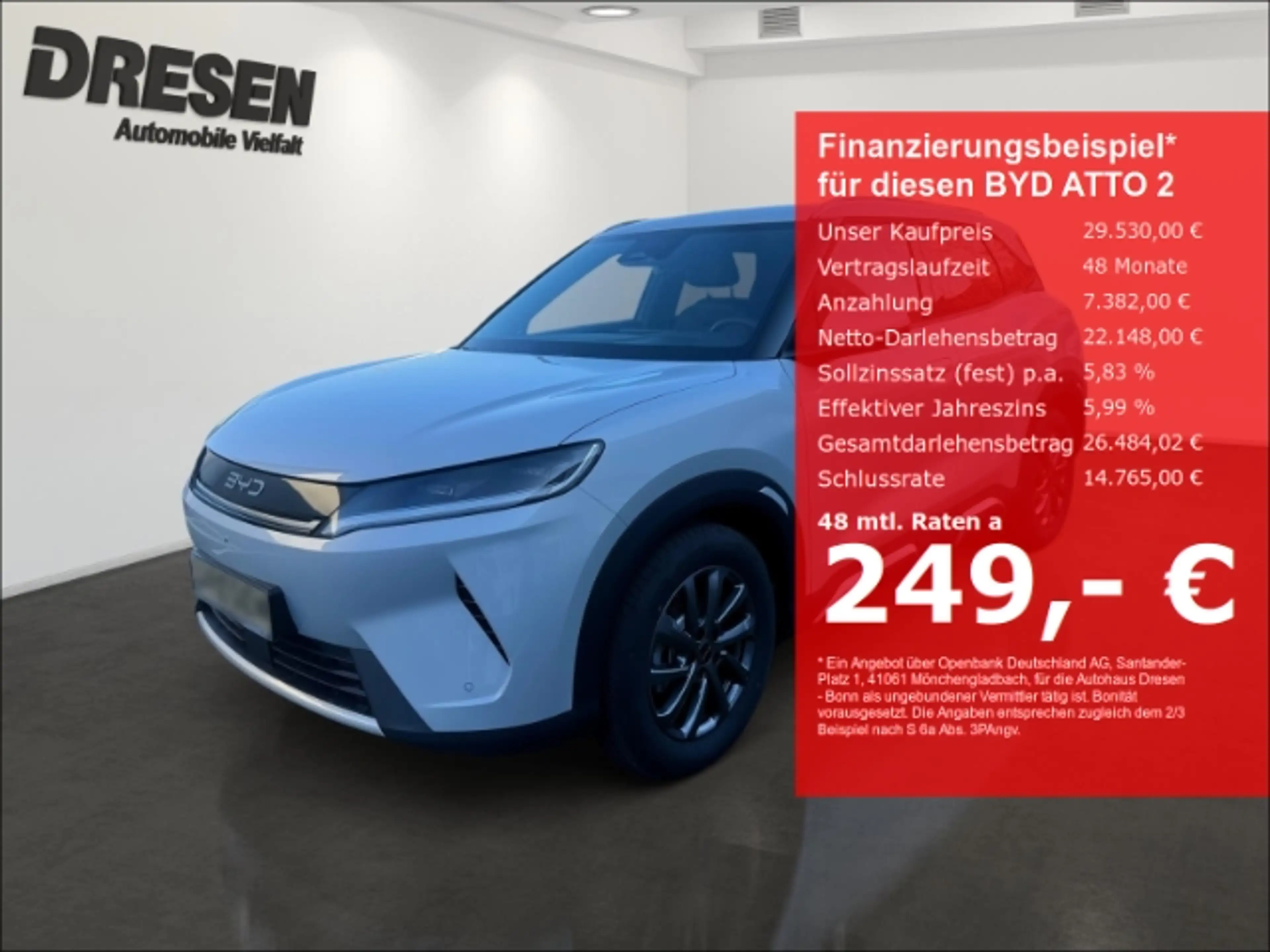 BYD Atto 2 Boost DMI Pano/360Kamera/LED/Carplay
