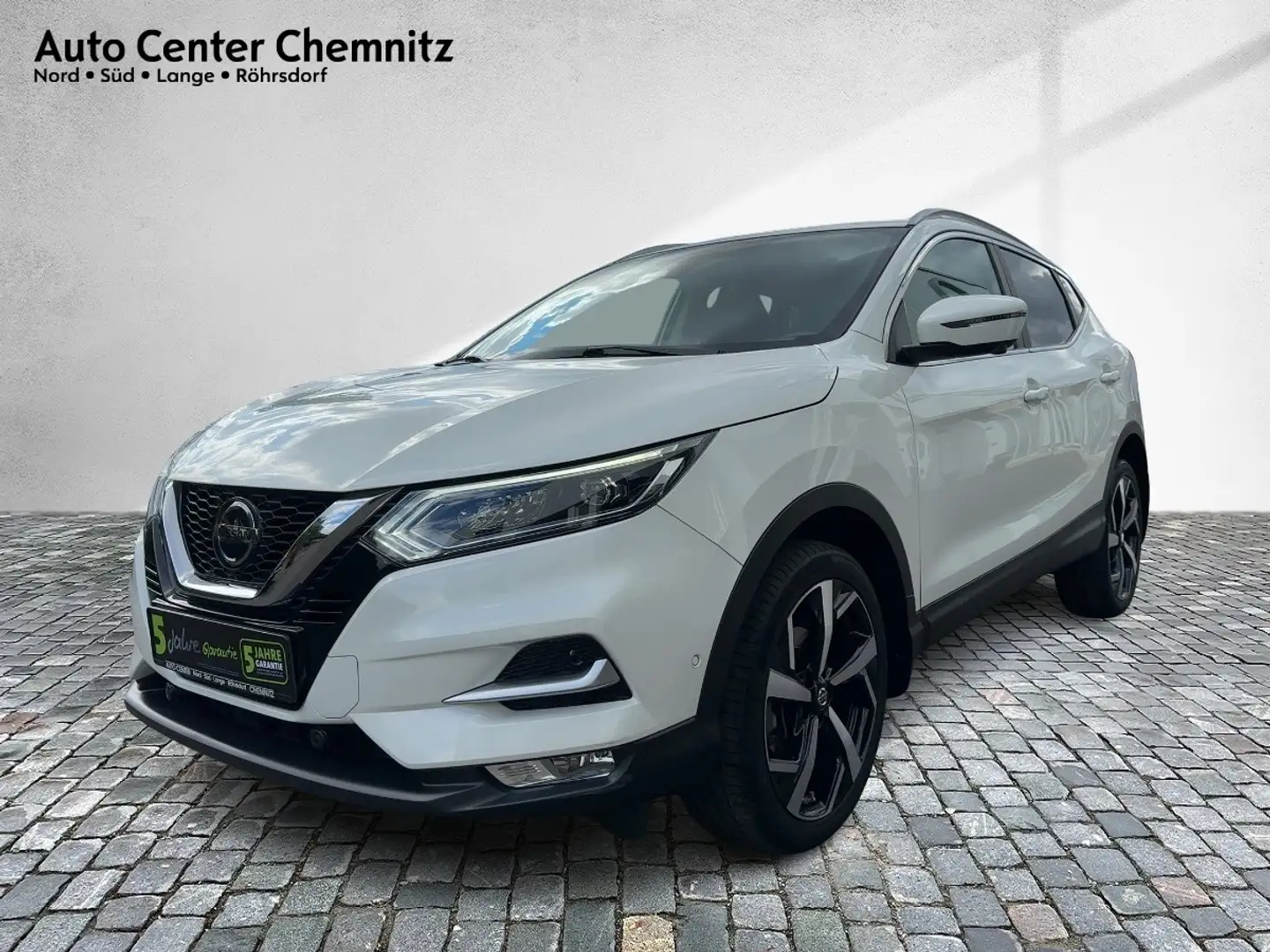 Nissan Qashqai 1.3 TEKNA LED/Teilleder/Navi/SHZ/360° Blanco - 1